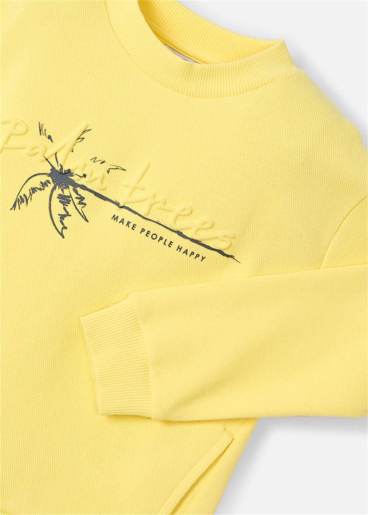 Mayoral Erkek Çocuk Sweatshirt Sarı 3415