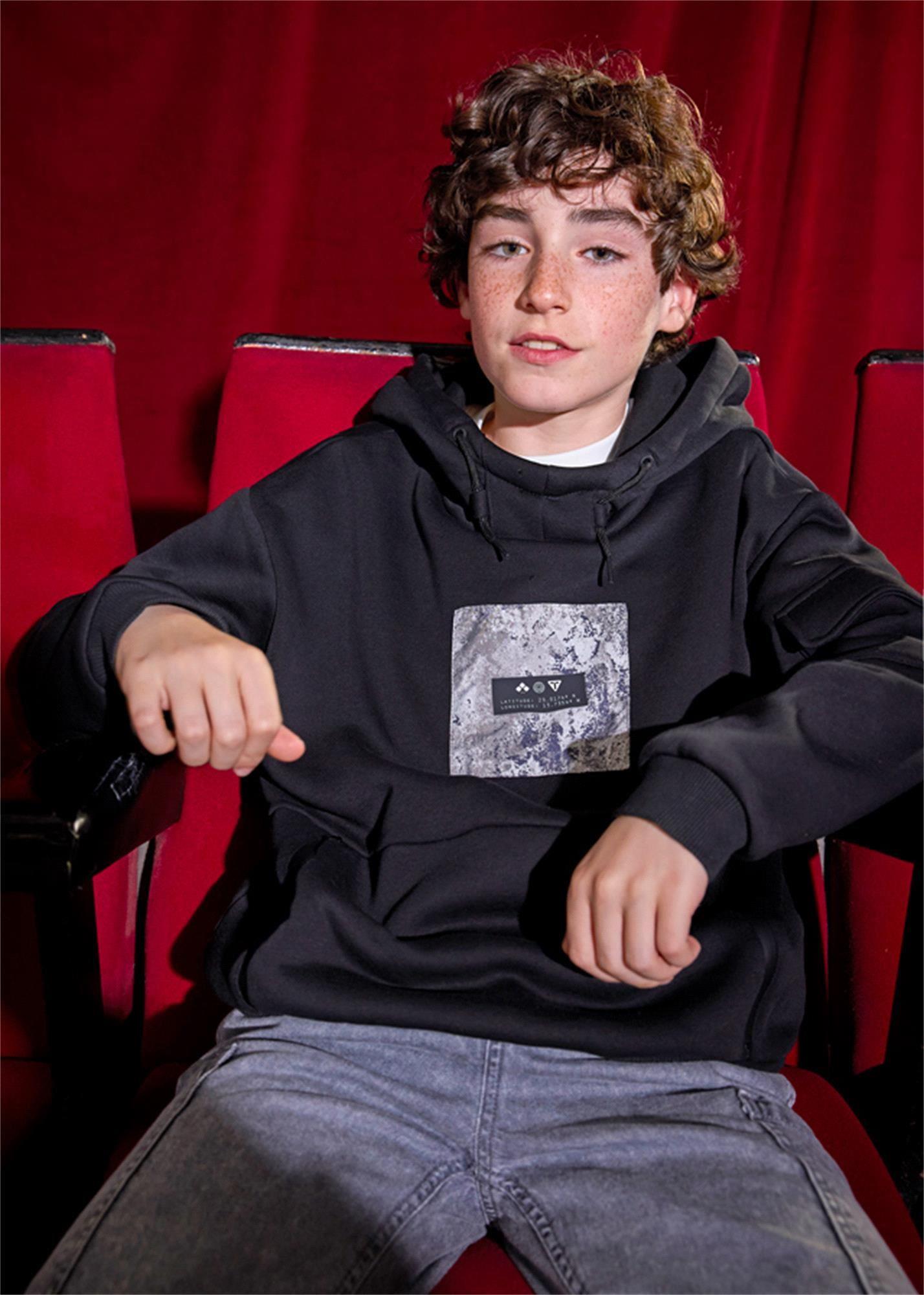 Mayoral Erkek Çocuk Sweatshirt Siyah 7403