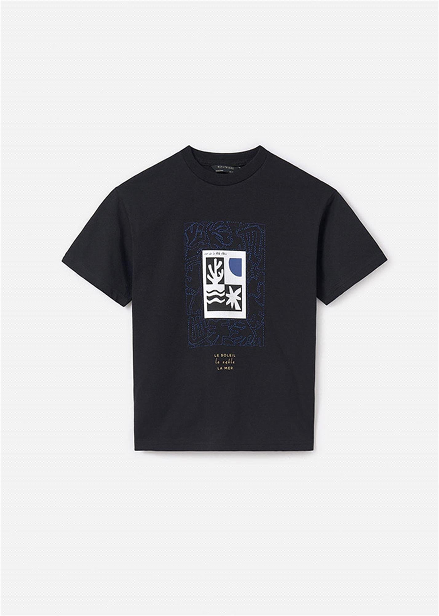 Mayoral Erkek Çocuk Tişört Siyah 6005