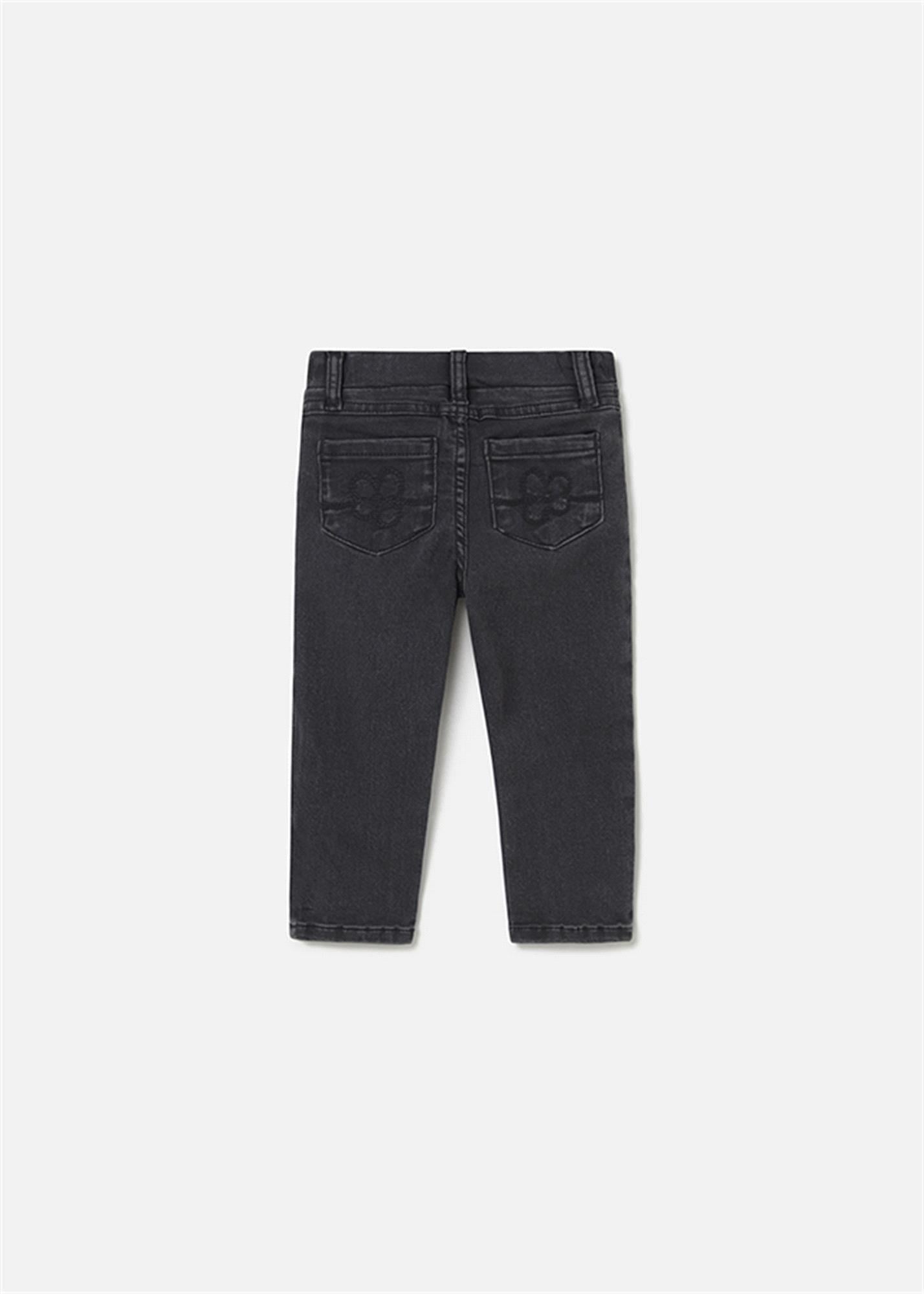 Mayoral Kız Bebek Basic Denim Pantolon Siyah 576