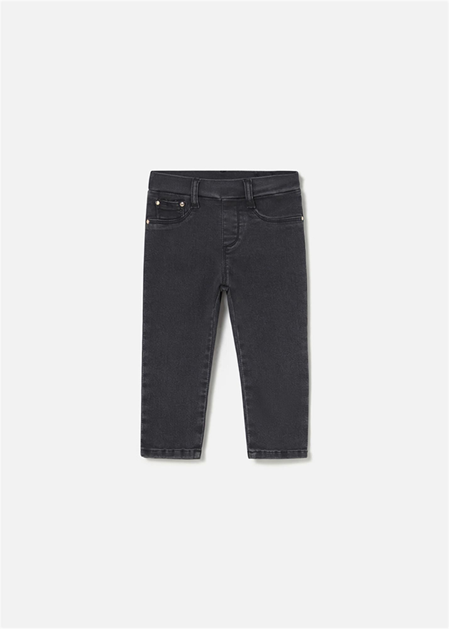 Mayoral Kız Bebek Basic Denim Pantolon Siyah 576
