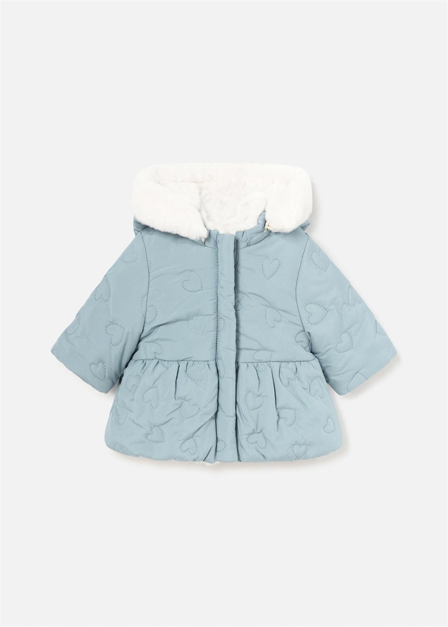 Mayoral Kız Bebek Çift Taraflı Mont Mavi 2454