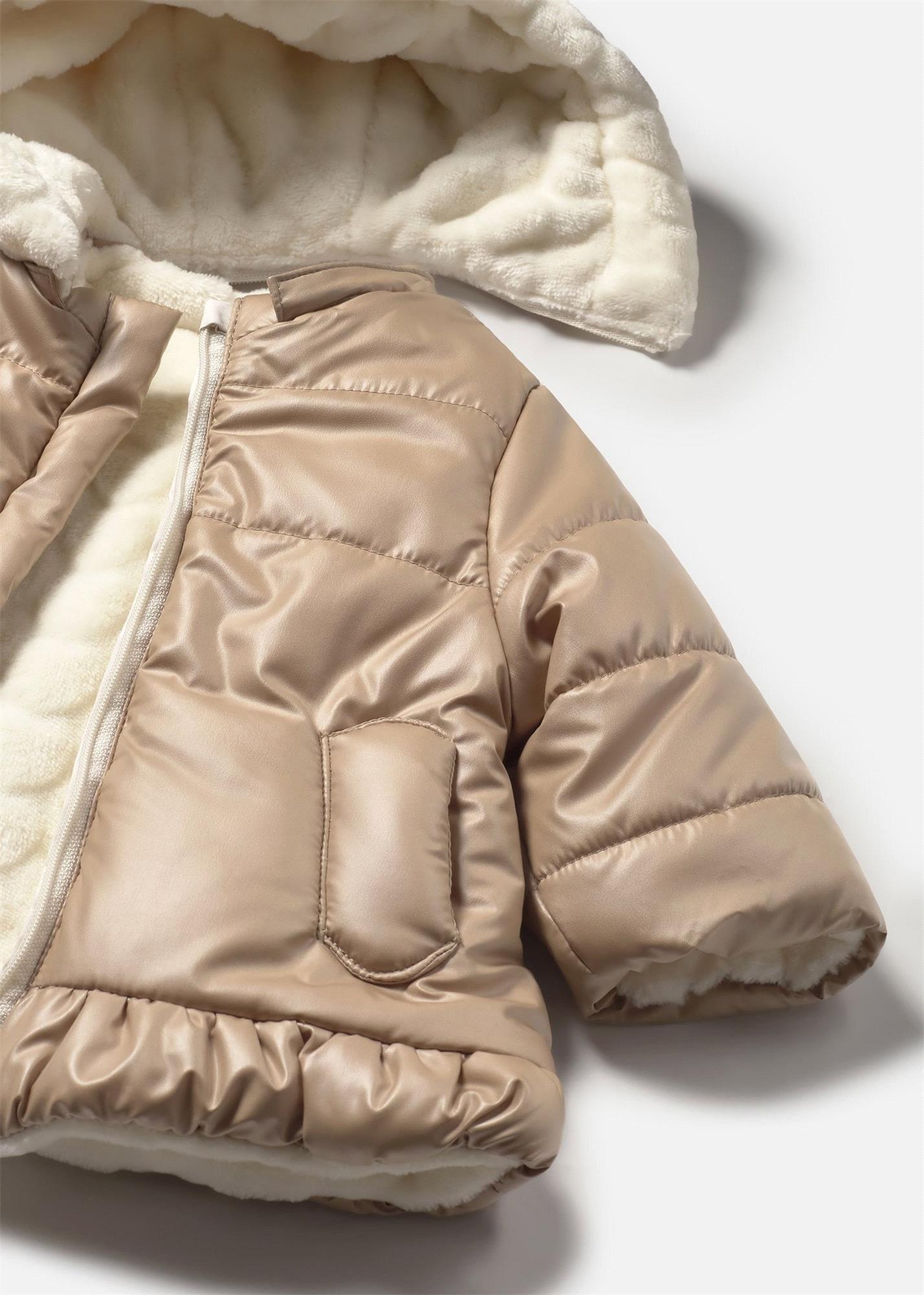 Mayoral Kız Bebek Çift Taraflı Peluş Mont Bej 2404