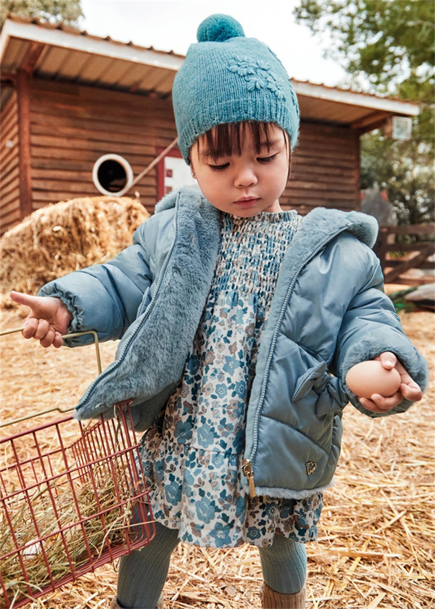 Mayoral Kız Bebek Çift Taraflı Şişme Mont Mavi 2435