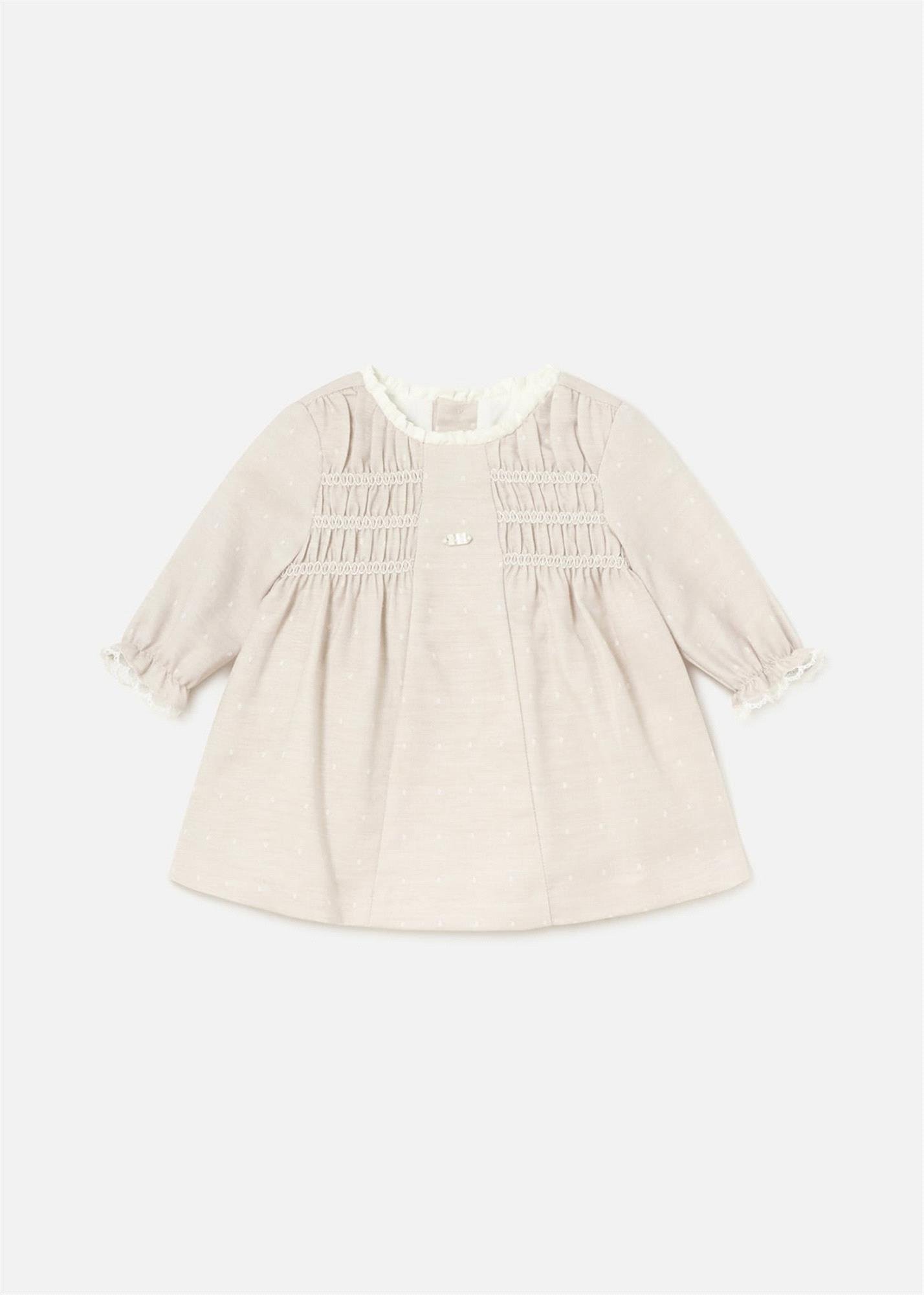 Mayoral Kız Bebek Elbise Bej 2882