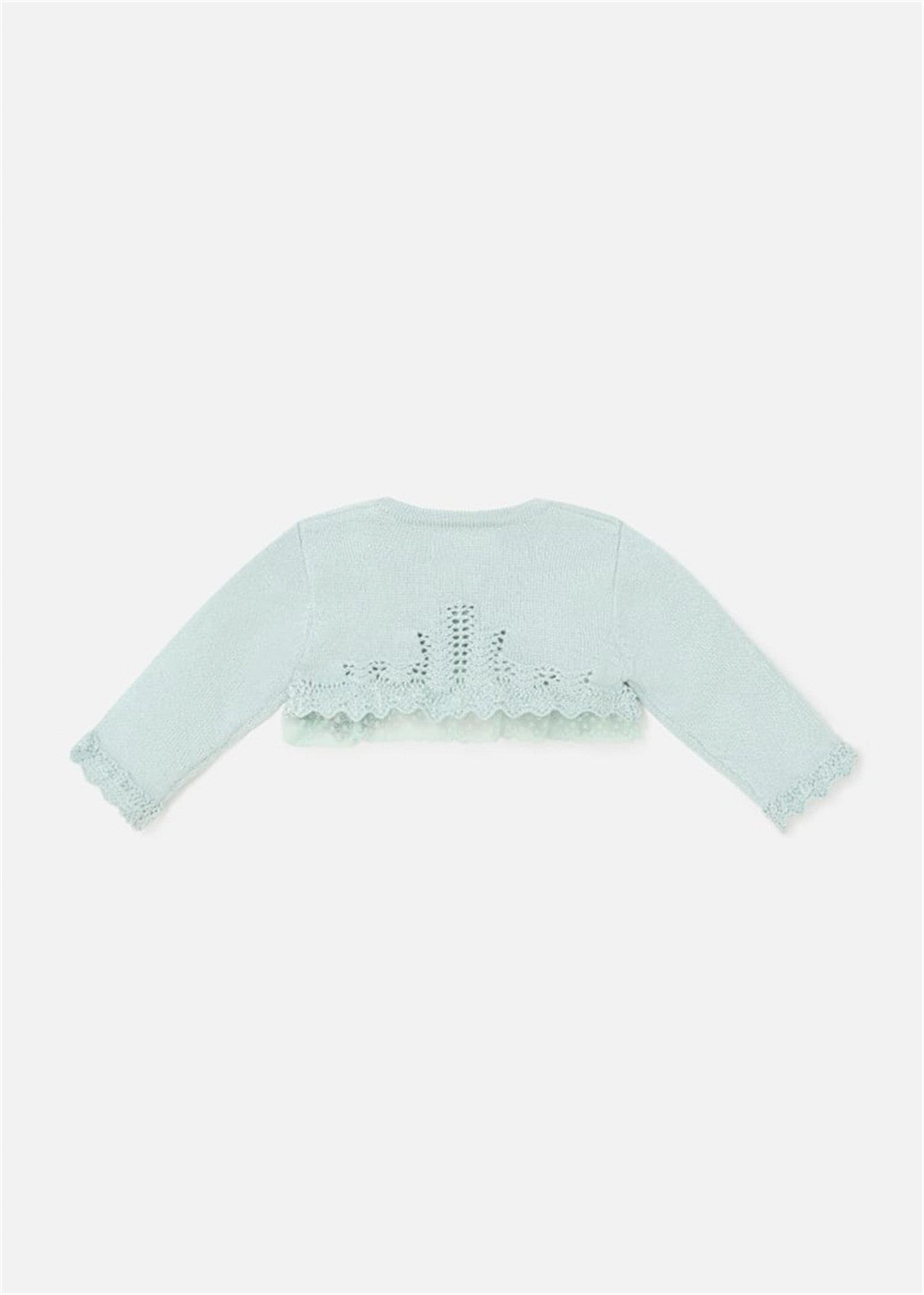 Mayoral Kız Bebek İşlemeli Bolero Yeşil 1377