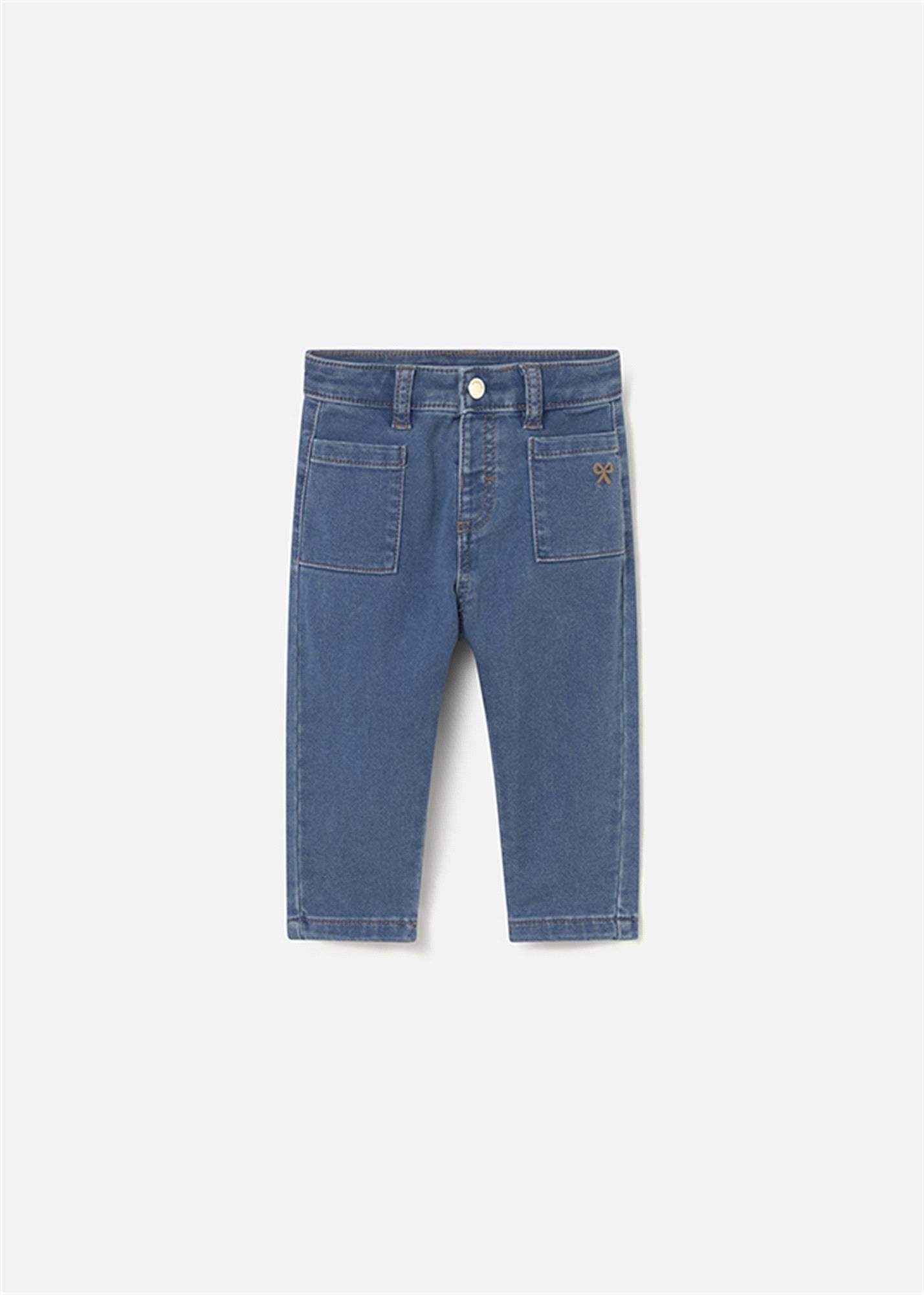 Mayoral Kız Bebek Kot Pantolon Mavi 2589