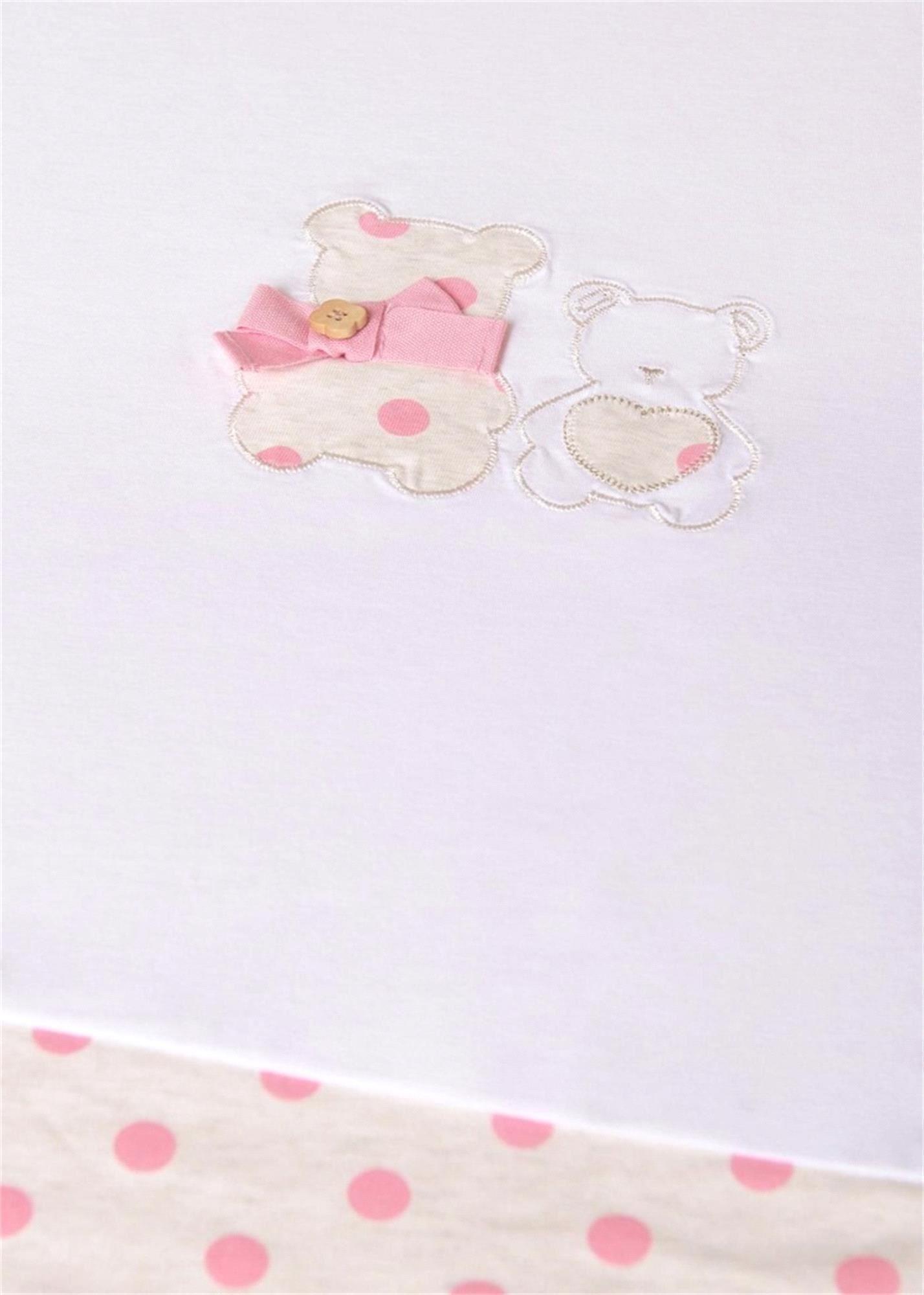 Mayoral Kız Bebek Kundak Beyaz Pembe 9399