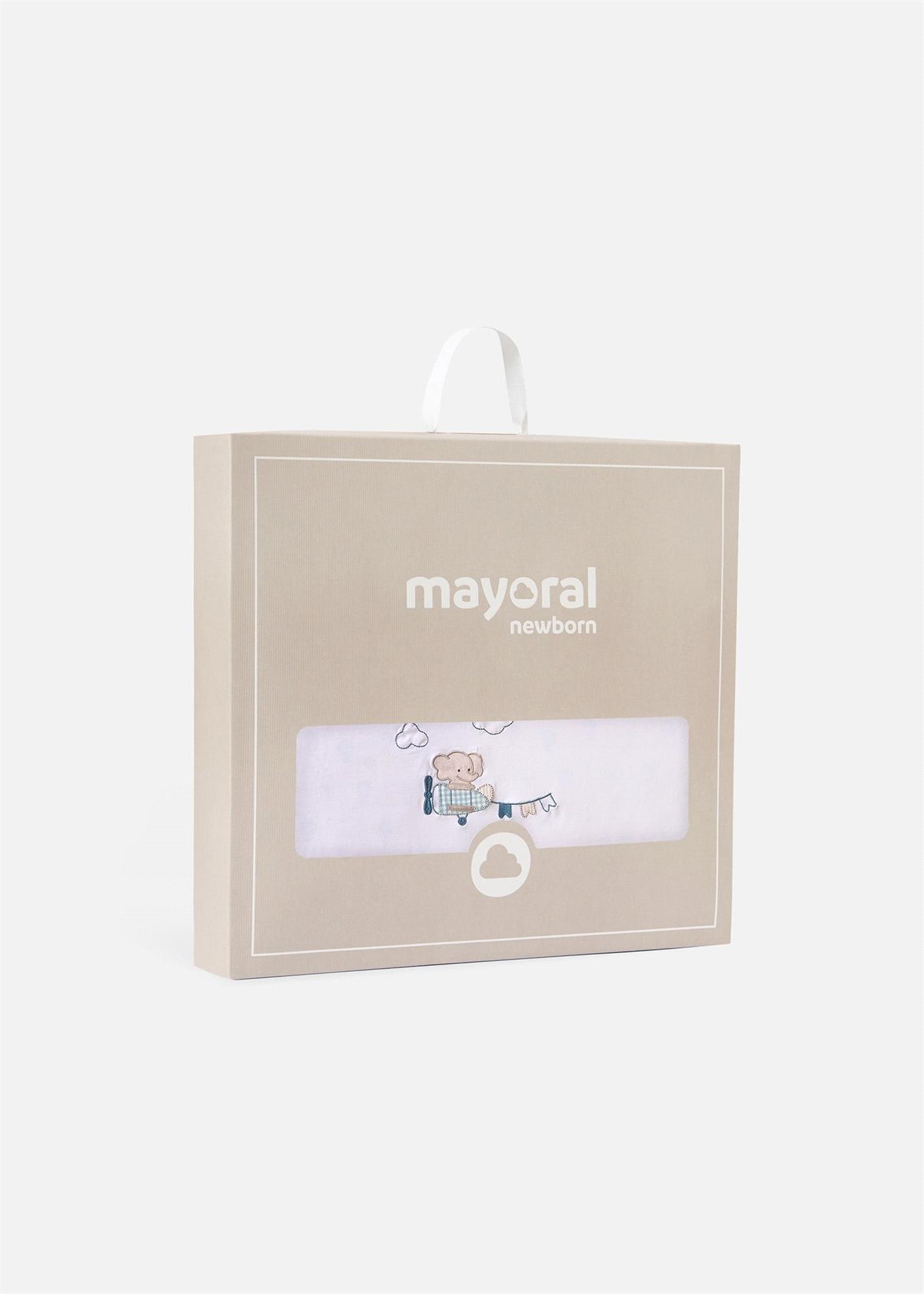 Mayoral Kız Bebek Kundak Beyaz Yeşil 9399