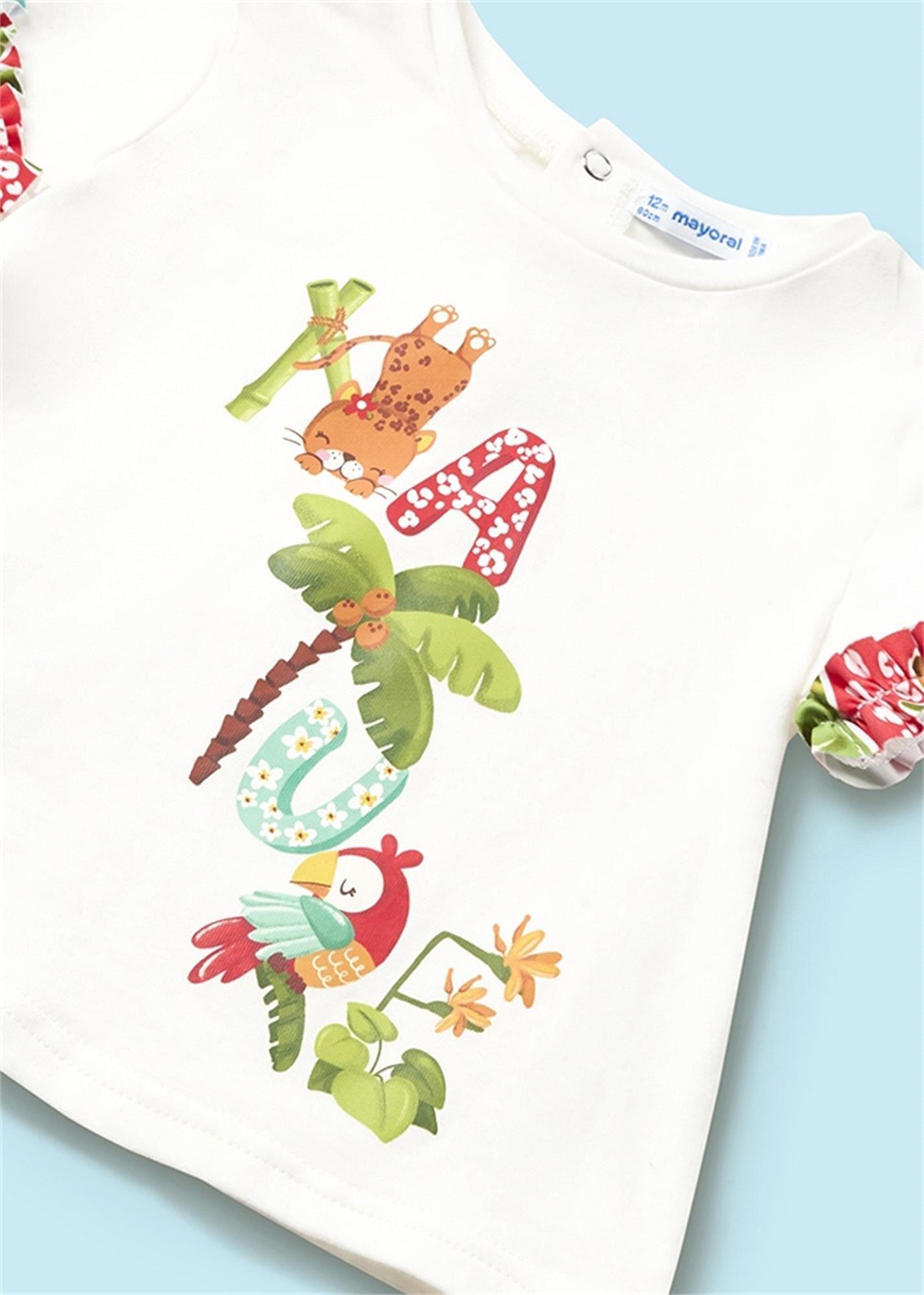 Mayoral Kız Bebek Mayo Set Kırmızı 1642