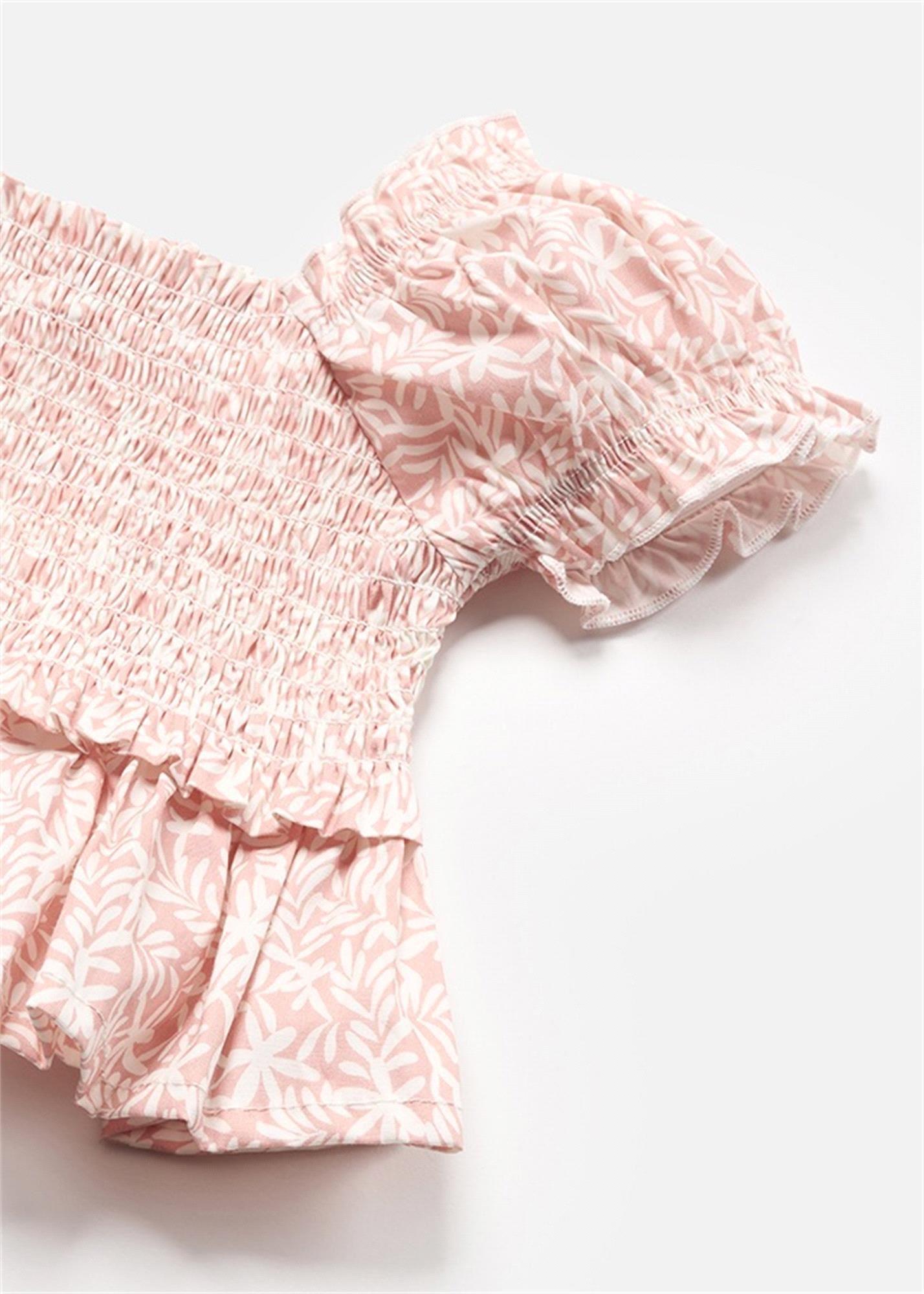 Mayoral Kız Bebek Petekli Bluz Pembe 1193