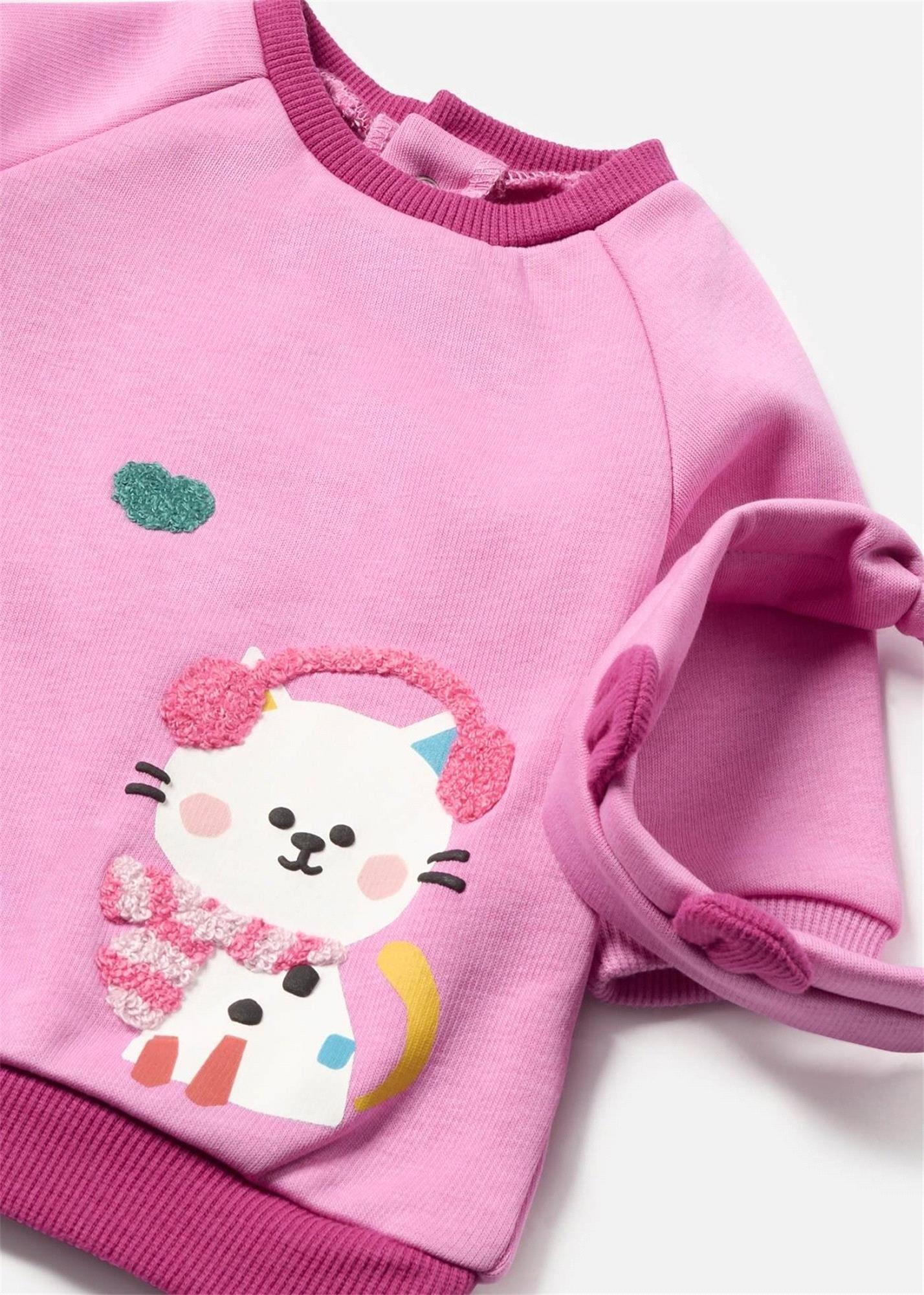 Mayoral Kız Bebek Saç Bandlı Elbise Pembe 2812