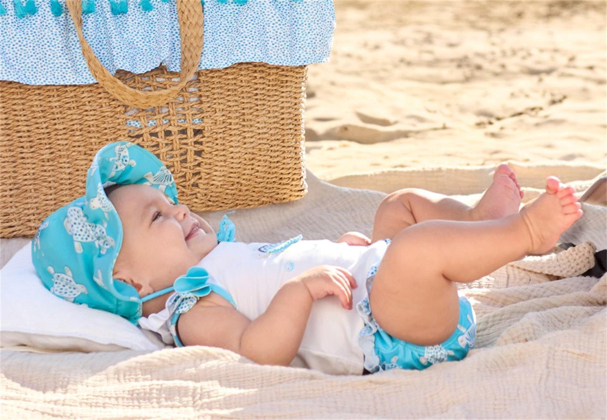 Mayoral Kız Bebek Üçlü Mayo Set Turkuaz 1633