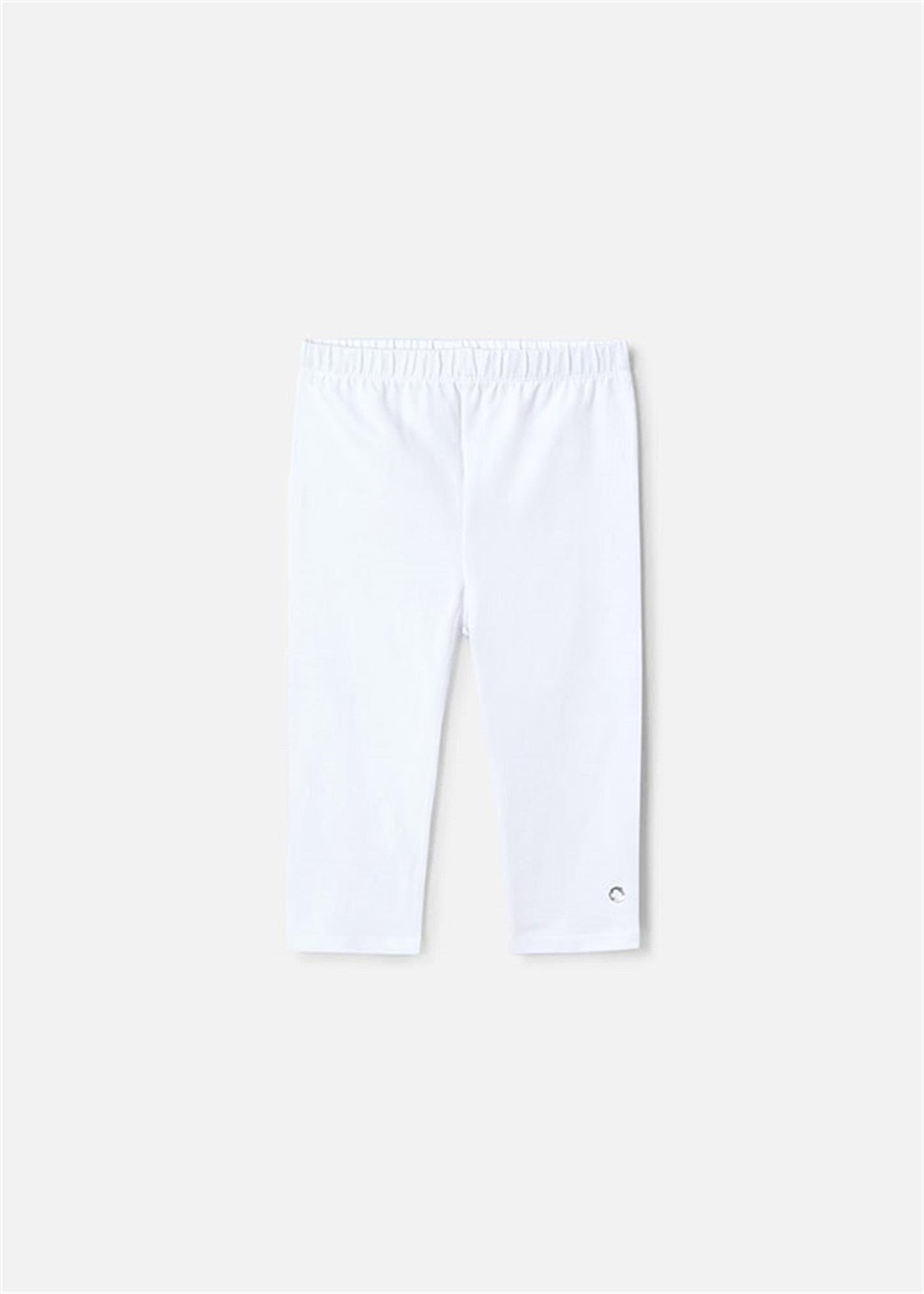 Mayoral Kız Çocuk Basic Kısa Tayt Beyaz 723