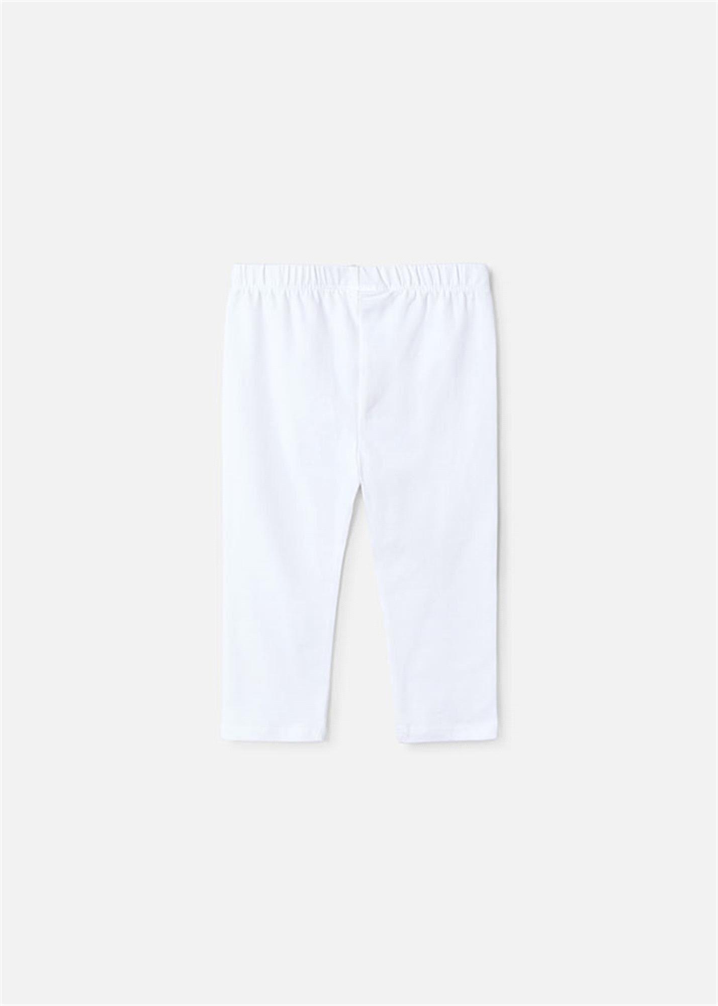 Mayoral Kız Çocuk Basic Kısa Tayt Beyaz 723