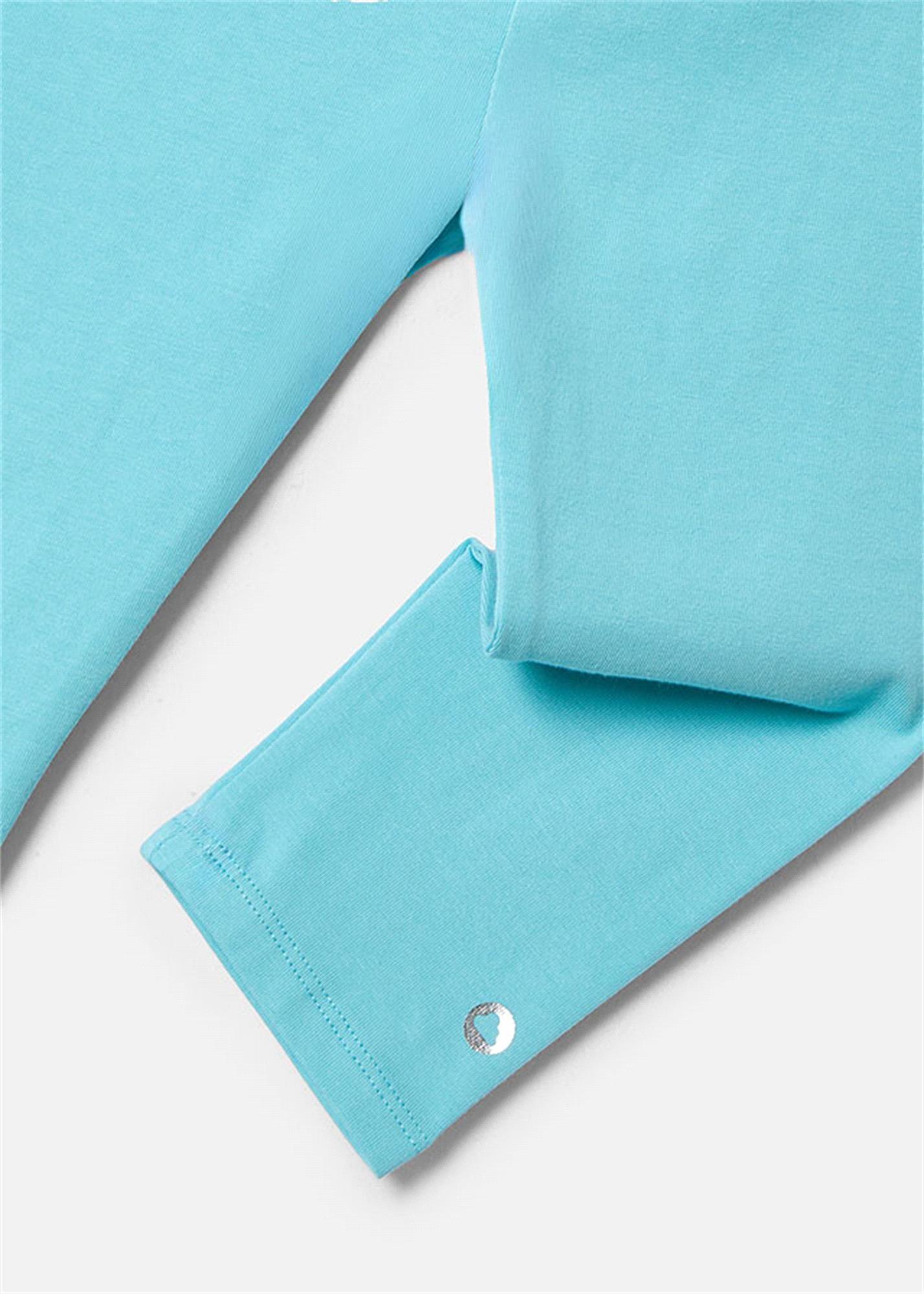 Mayoral Kız Çocuk Basic Kısa Tayt Turkuaz 723