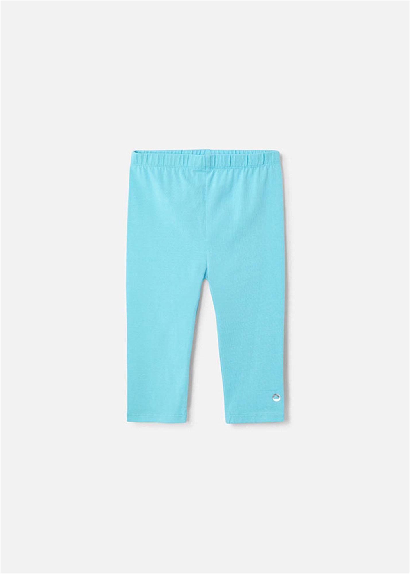 Mayoral Kız Çocuk Basic Kısa Tayt Turkuaz 723