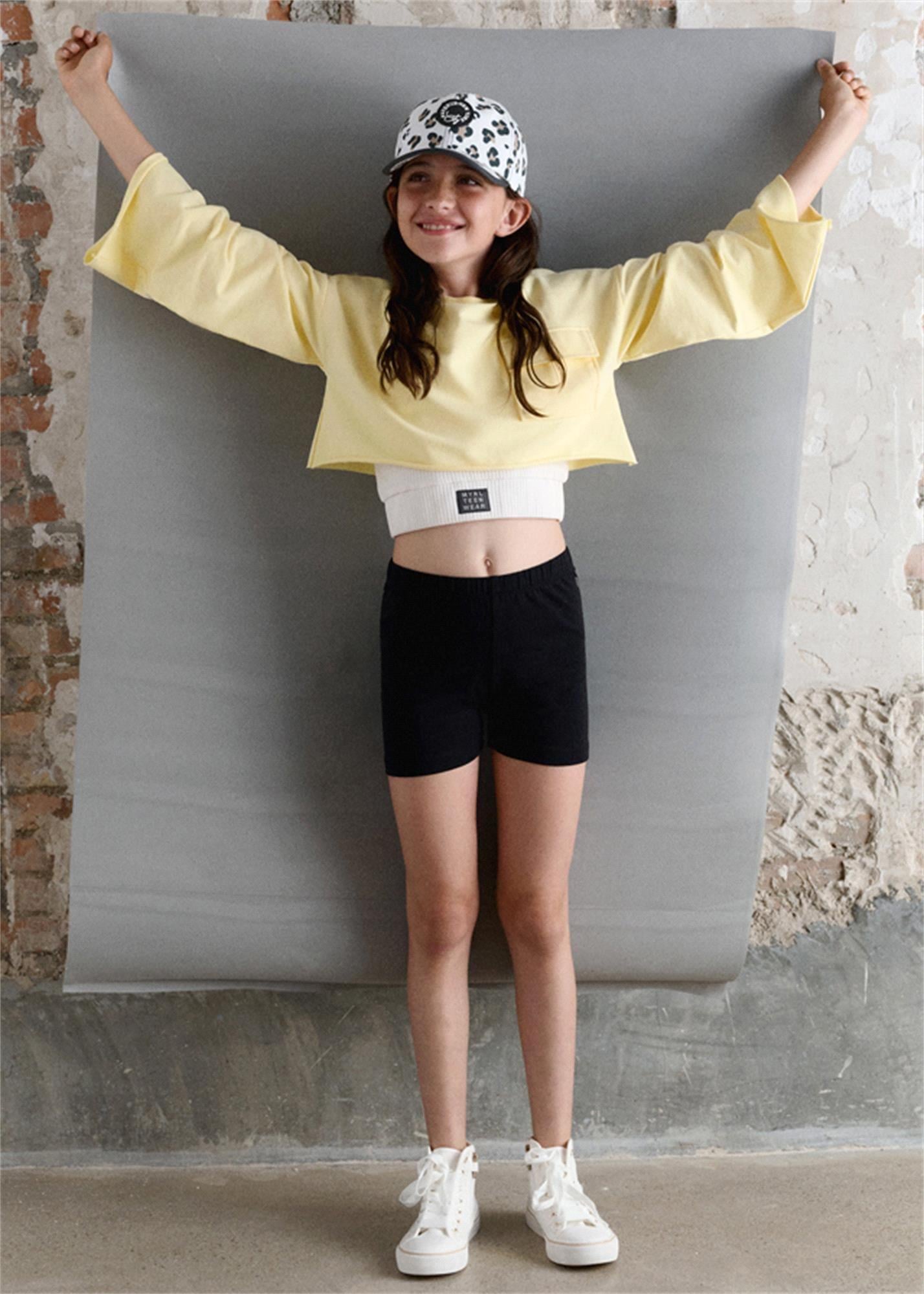 Mayoral Kız Çocuk Basic Örme Şort Siyah 214