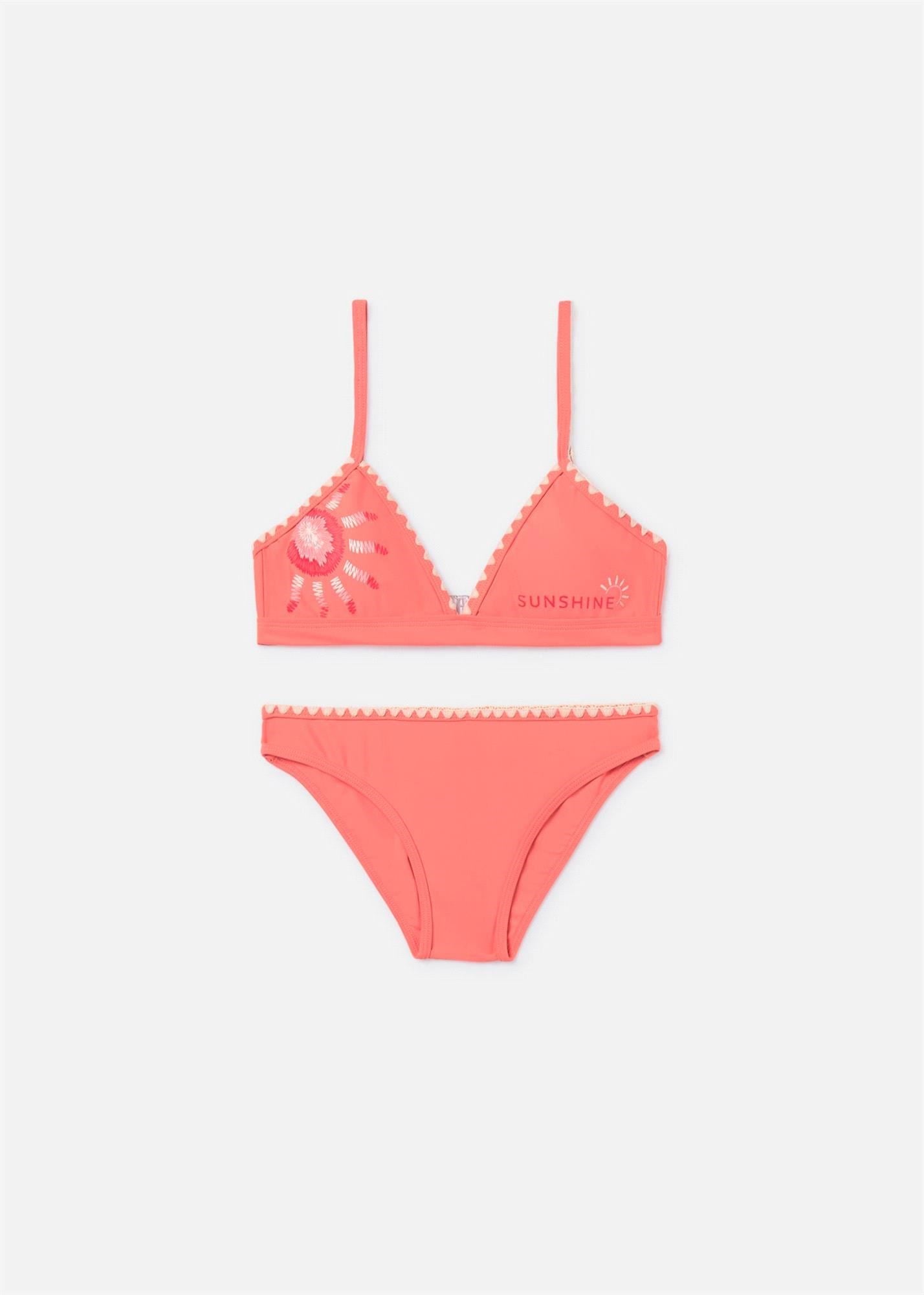 Mayoral Kız Çocuk Baskılı Bikini Takımı Mercan 6775