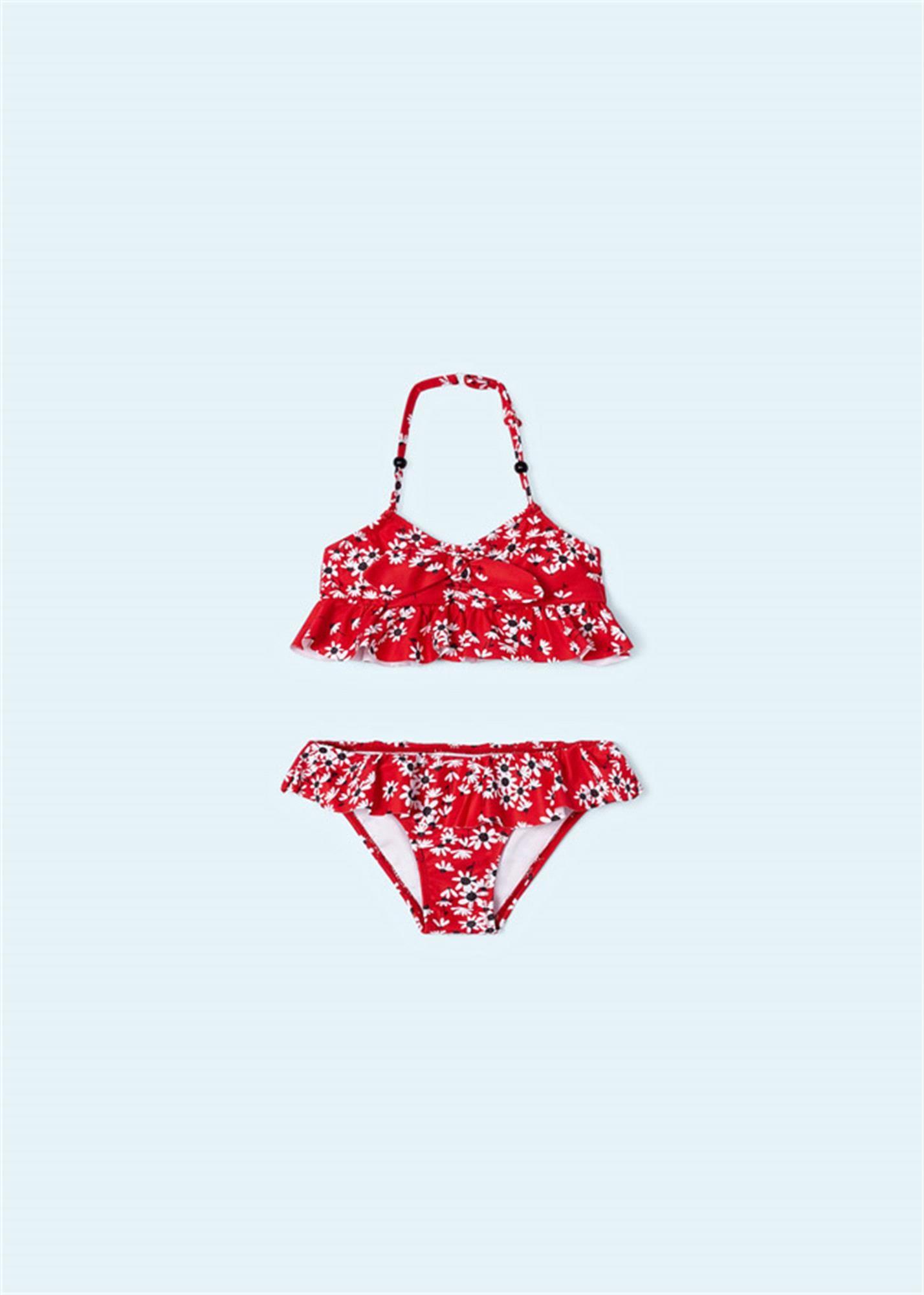 Mayoral Kız Çocuk Bikini Takımı Kırmızı 3789