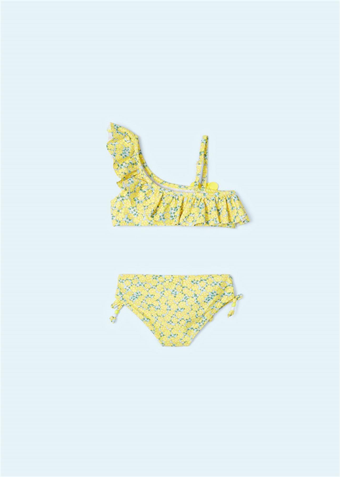 Mayoral Kız Çocuk Desenli Bikini Sarı 3788