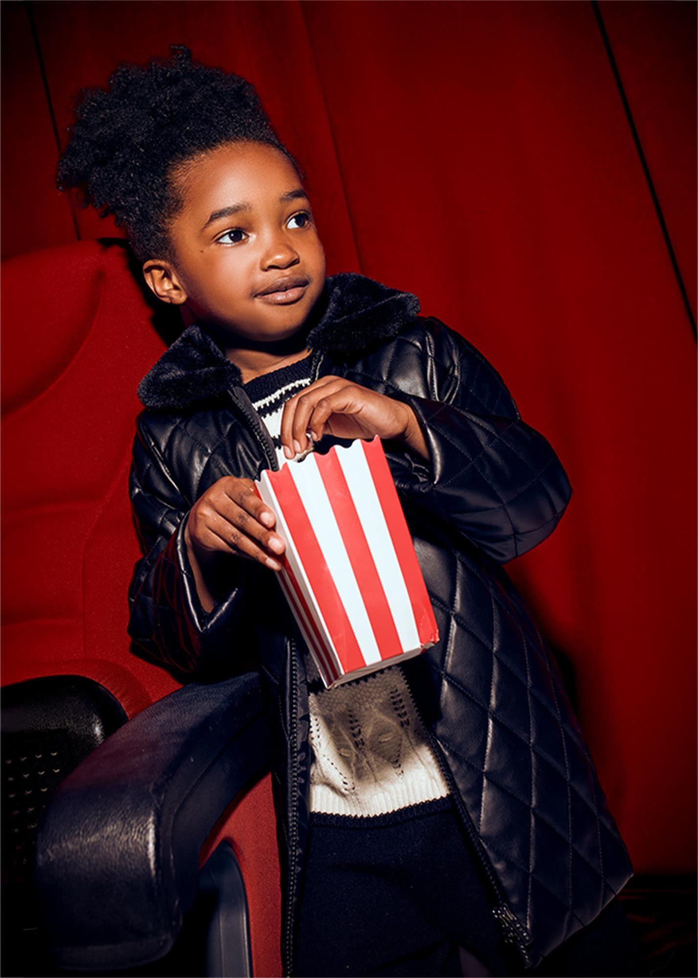 Mayoral Kız Çocuk Dolgulu Yumuşak Kaban Siyah 4445