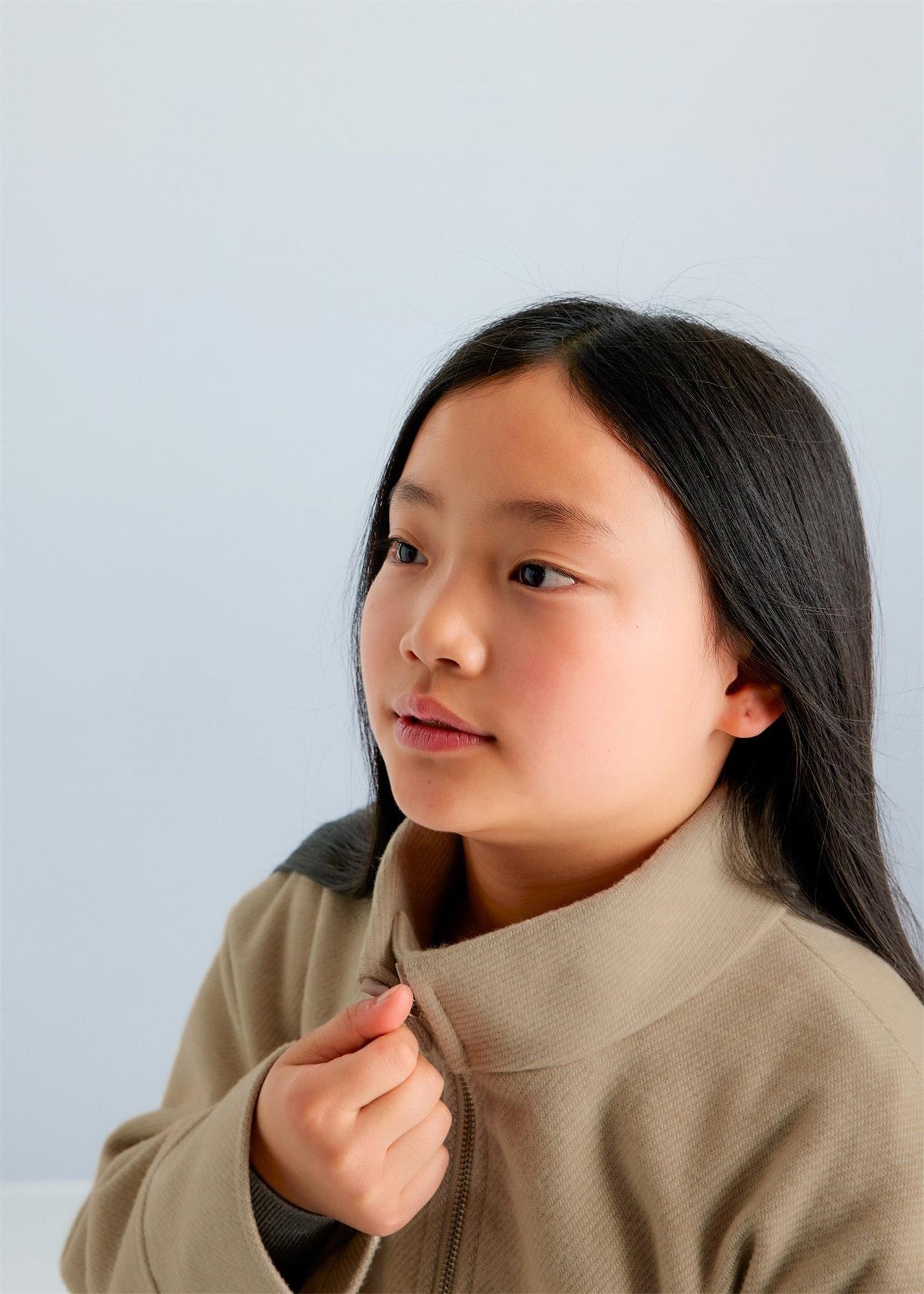 Mayoral Kız Çocuk Fermuarlı Kaban Bej 7477