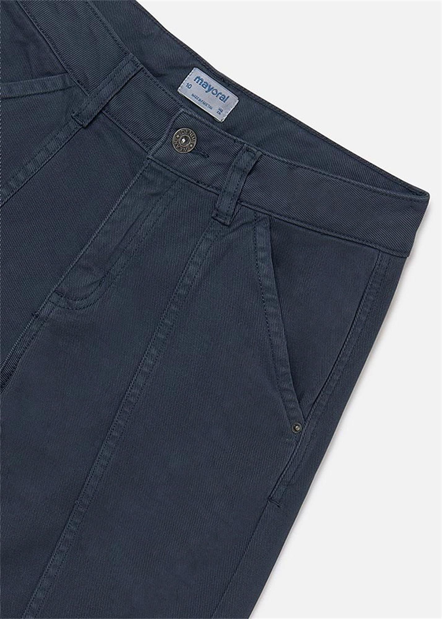 Mayoral Kız Çocuk Geniş Paça Pantolon Mavi 7580