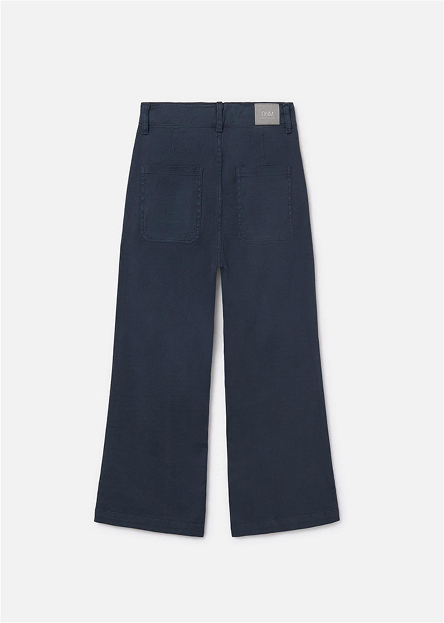 Mayoral Kız Çocuk Geniş Paça Pantolon Mavi 7580