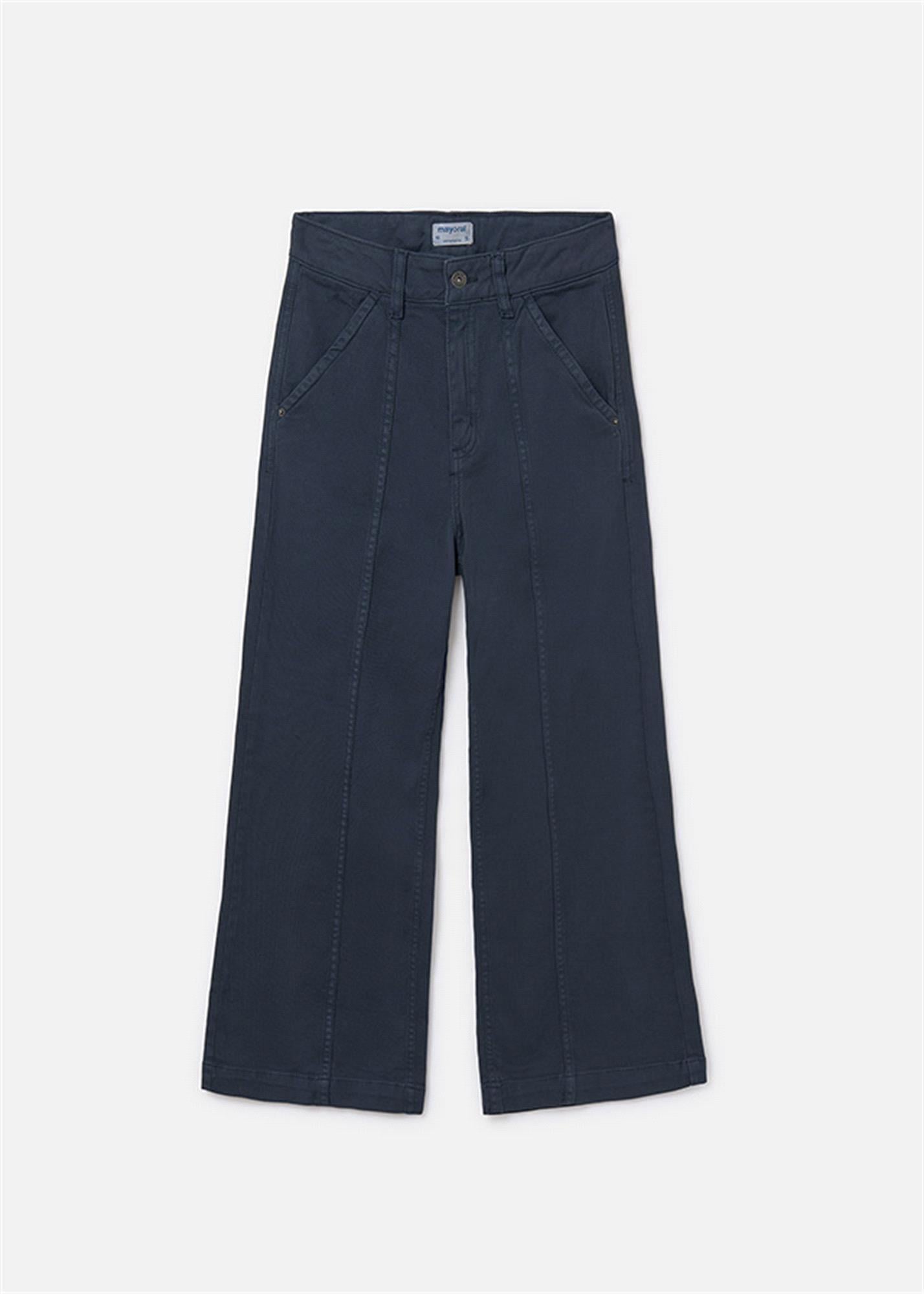 Mayoral Kız Çocuk Geniş Paça Pantolon Mavi 7580