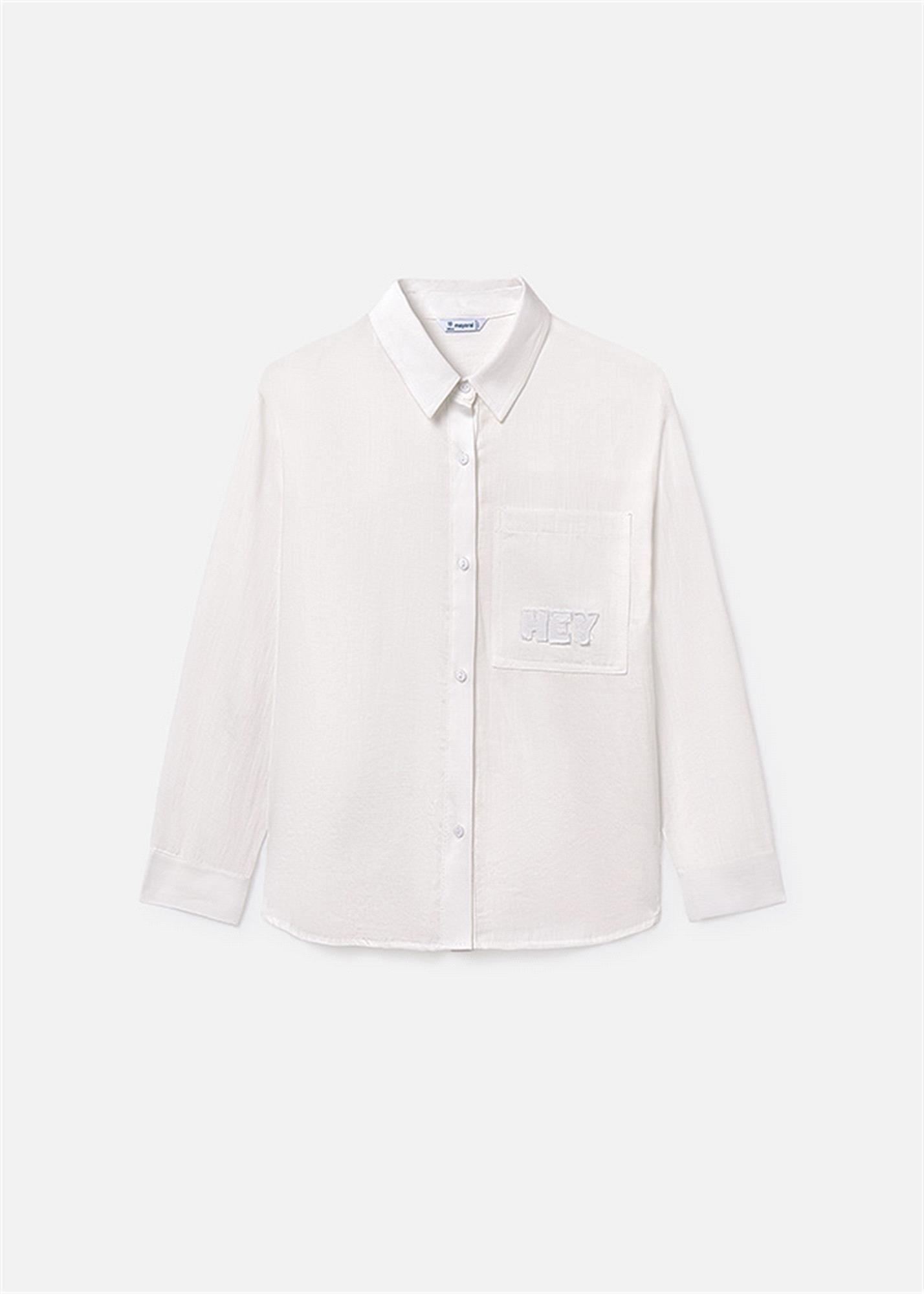 Mayoral Kız Çocuk Gömlek Krem 7197