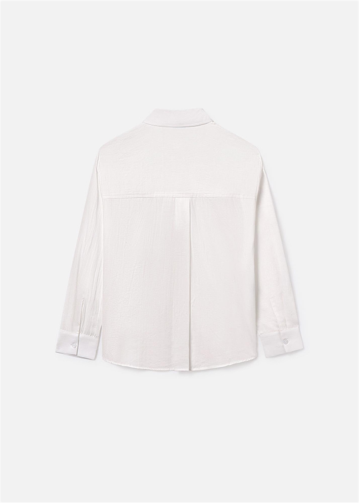 Mayoral Kız Çocuk Gömlek Krem 7197