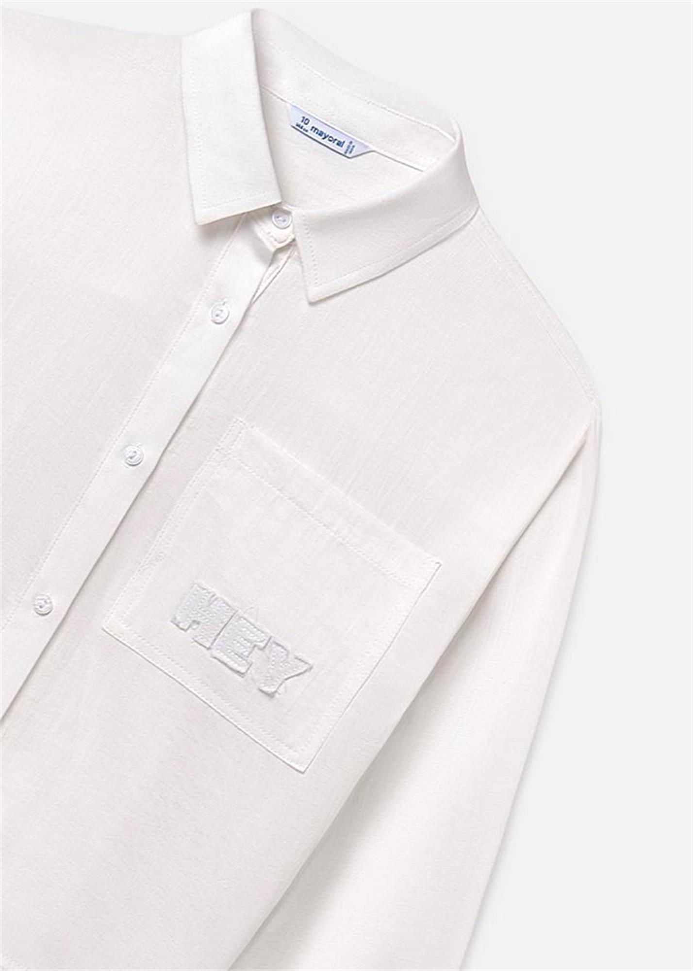 Mayoral Kız Çocuk Gömlek Krem 7197