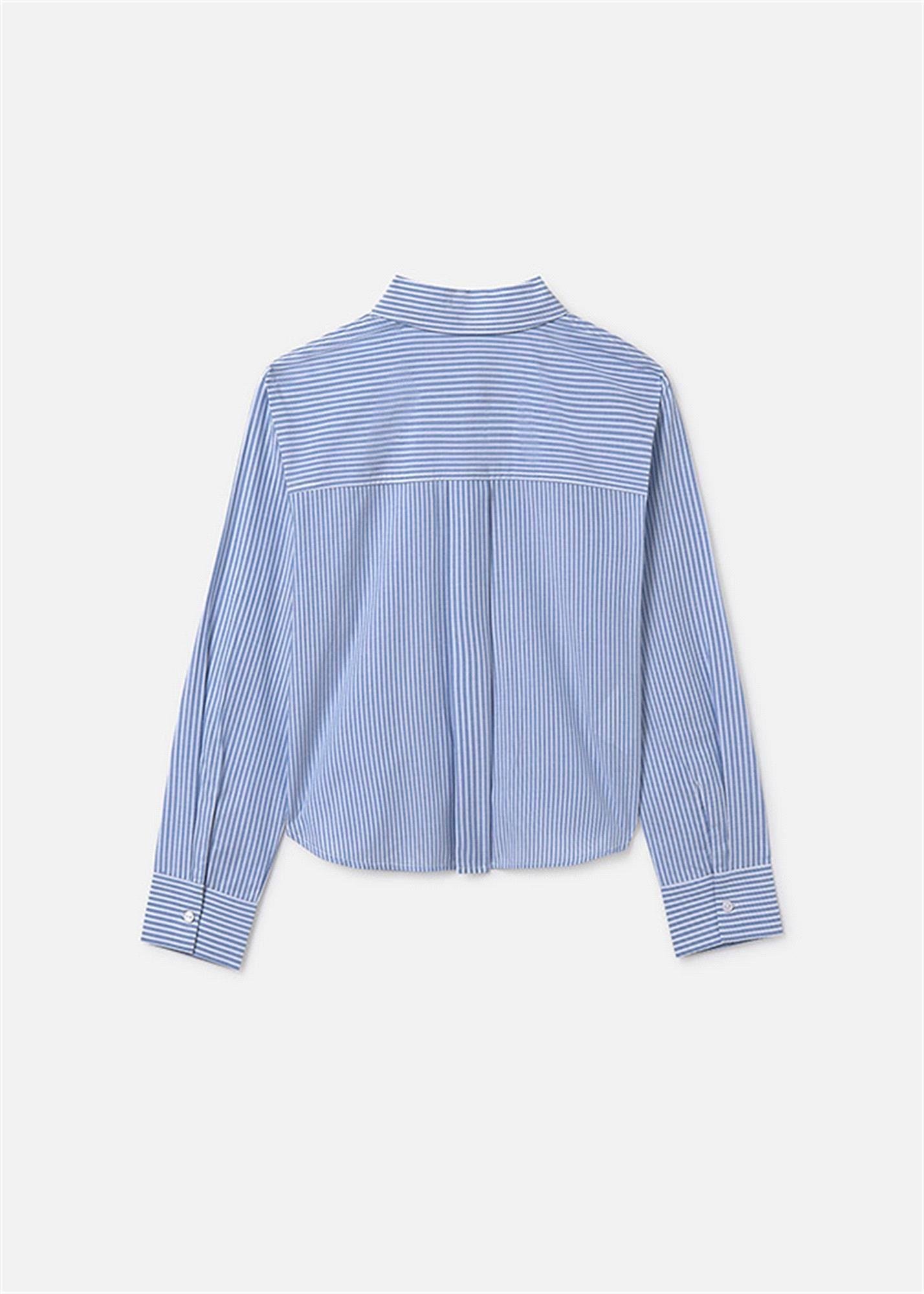 Mayoral Kız Çocuk Gömlek Mavi 7197