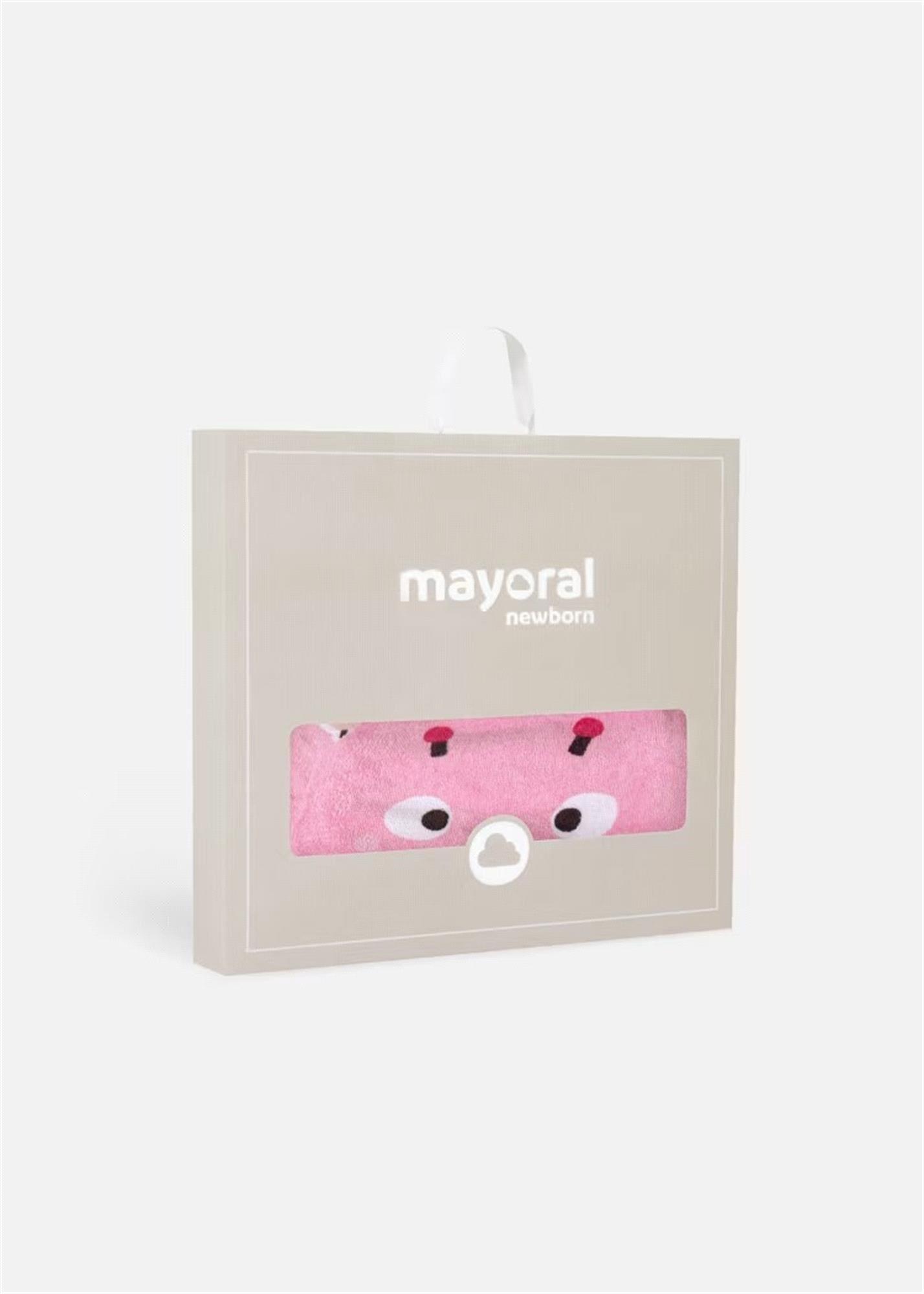 Mayoral Kız Çocuk Havlu Kapişonlu Pembe 9459