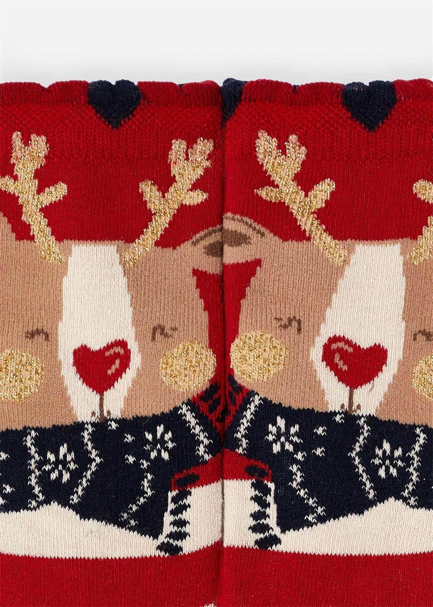 Mayoral Kız Çocuk Kaymaz Çorap Kırmızı 10809