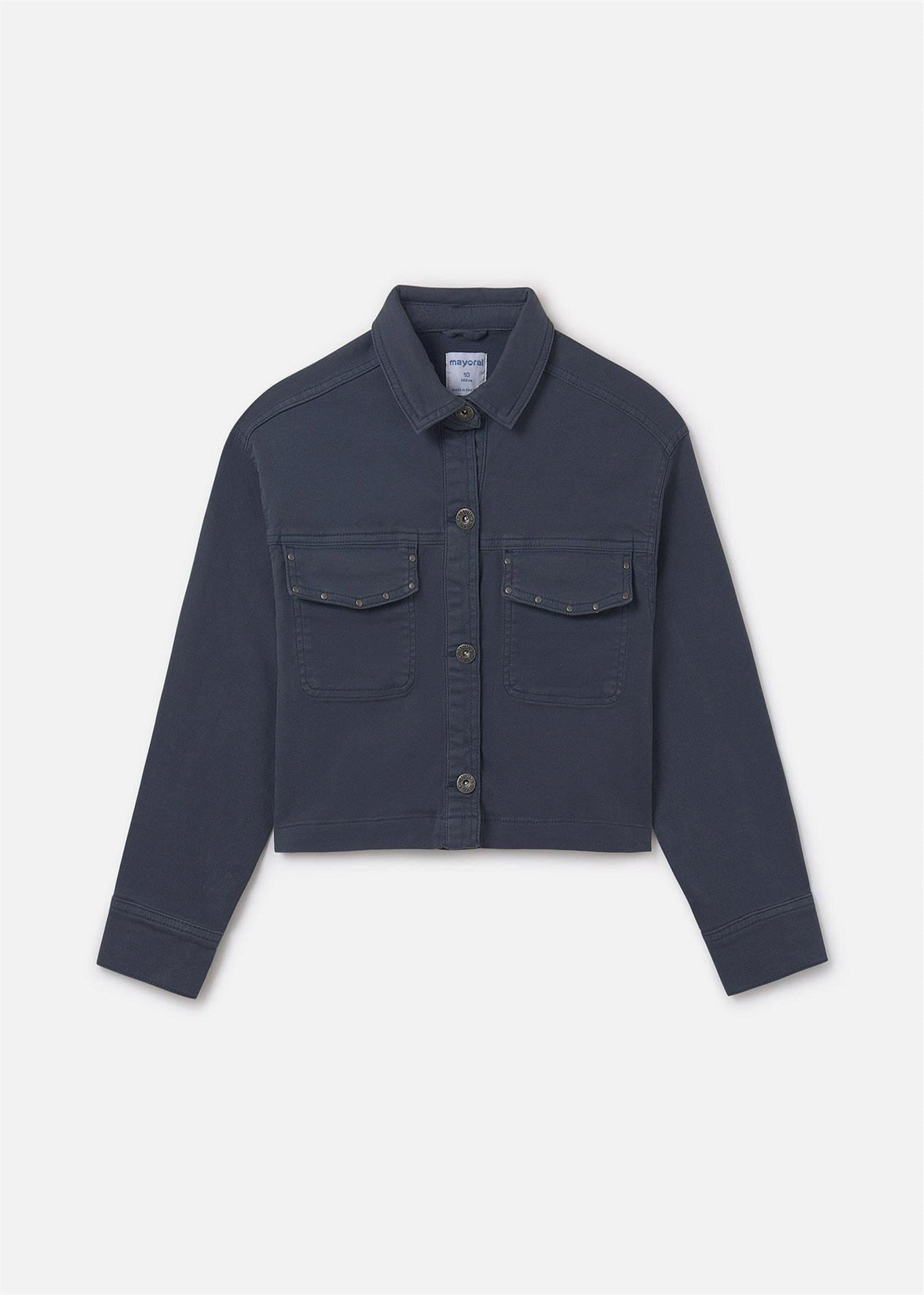 Mayoral Kız Çocuk Kot Ceket Lacivert 7198