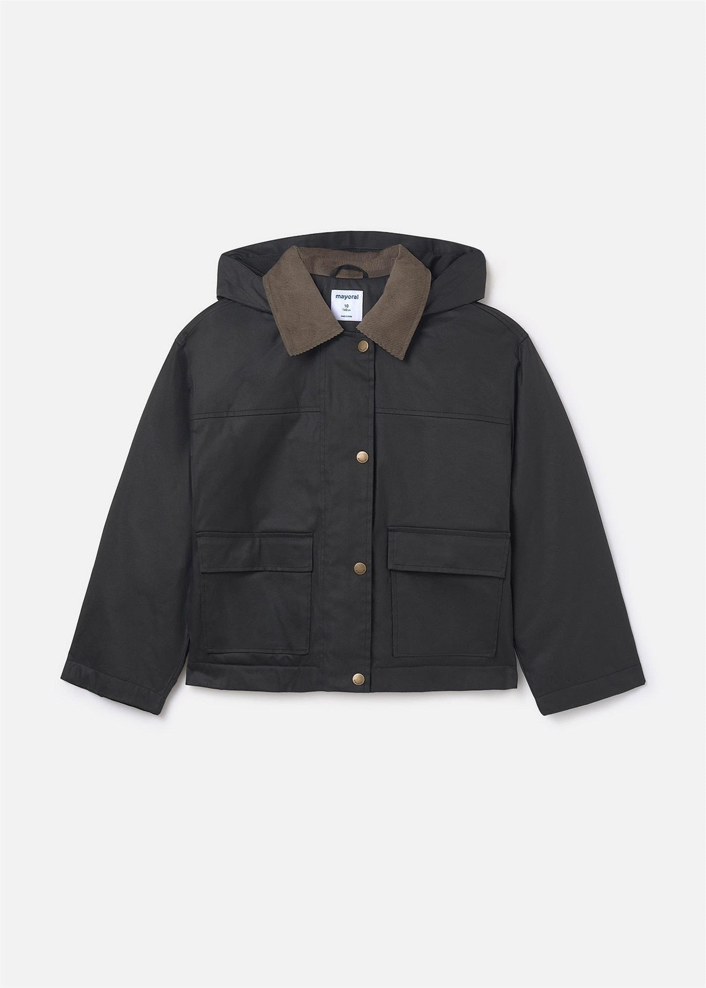 Mayoral Kız Çocuk Mumlu Mont Koyu Siyah 7433