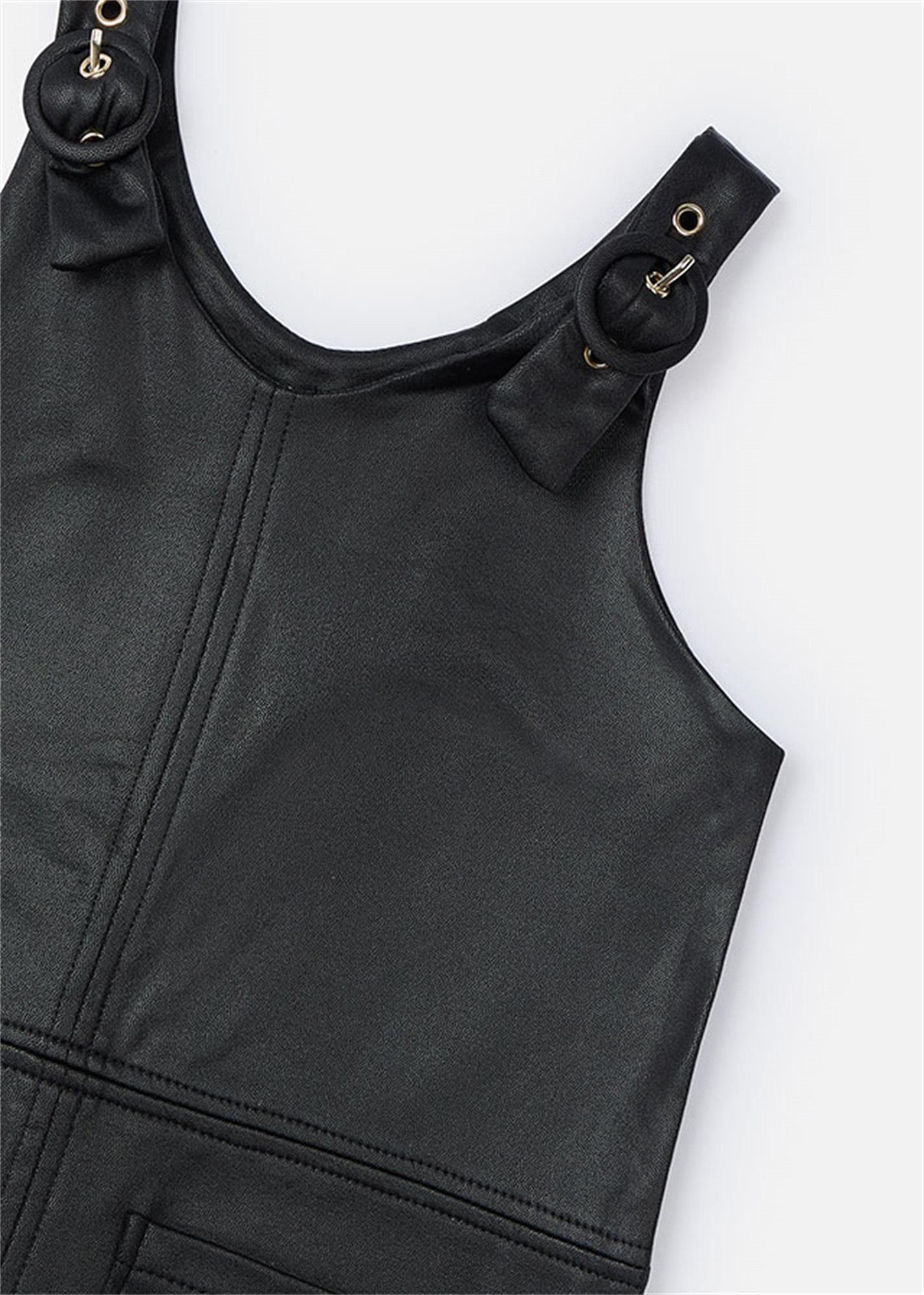 Mayoral Kız Çocuk Örme Elbise Siyah 4934