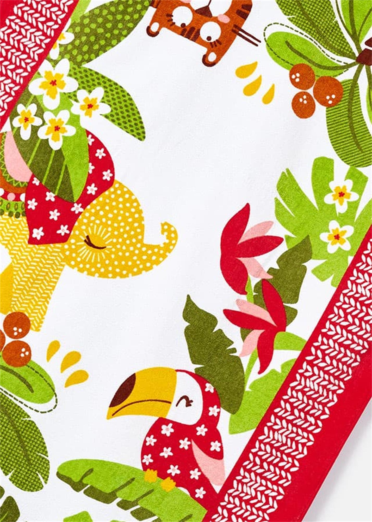 Mayoral Kız Çocuk Plaj Havlusu Kırmızı 10742