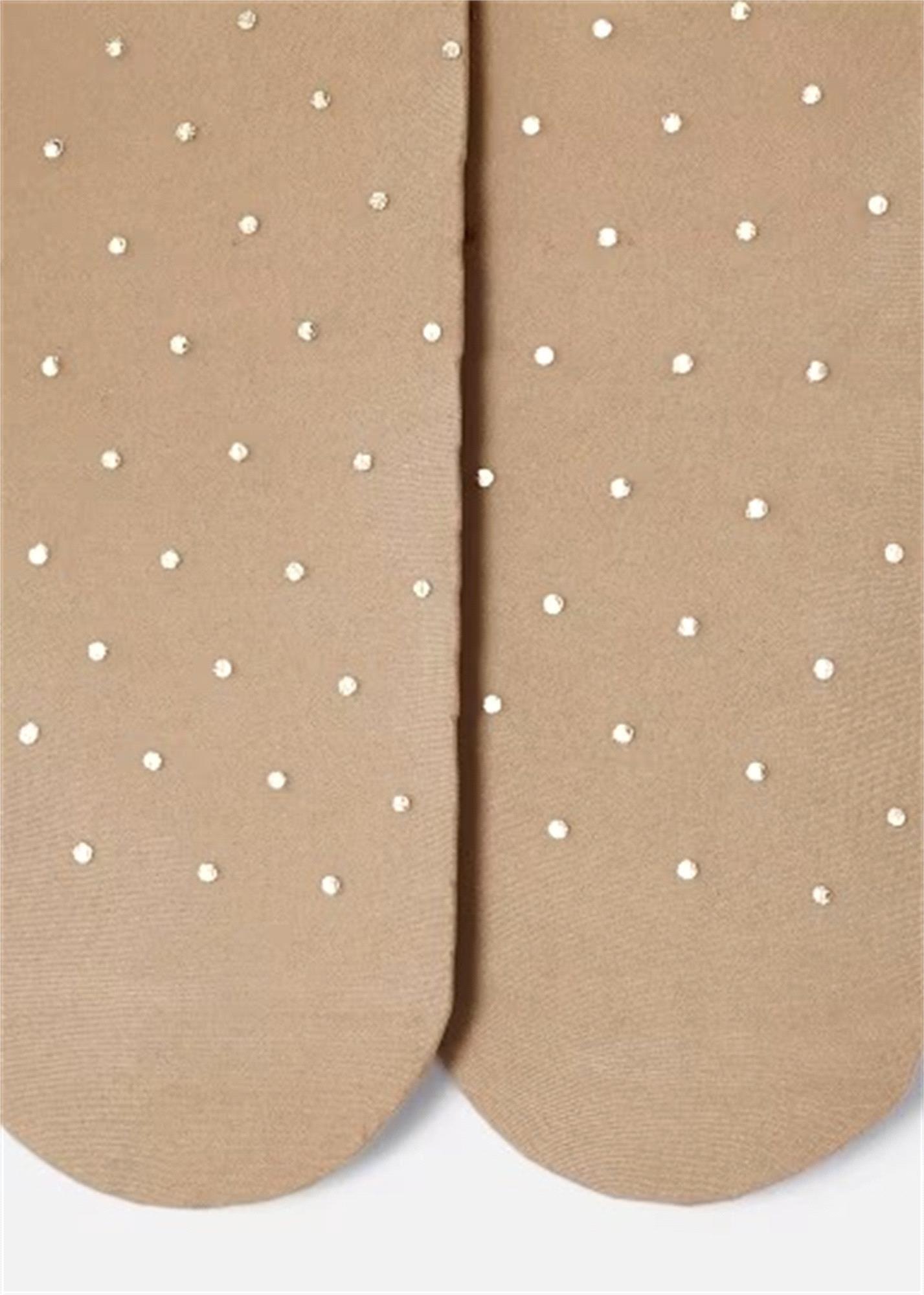 Mayoral Kız Çocuk Plumeti Çorap Pudra 10710