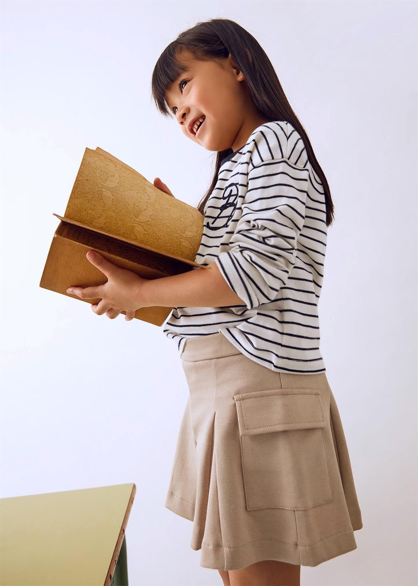 Mayoral Kız Çocuk Şort Etek Bej 4910