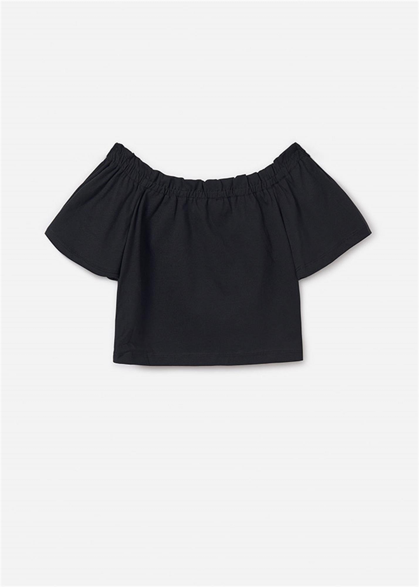 Mayoral Kız Çocuk Tişört Siyah 6028