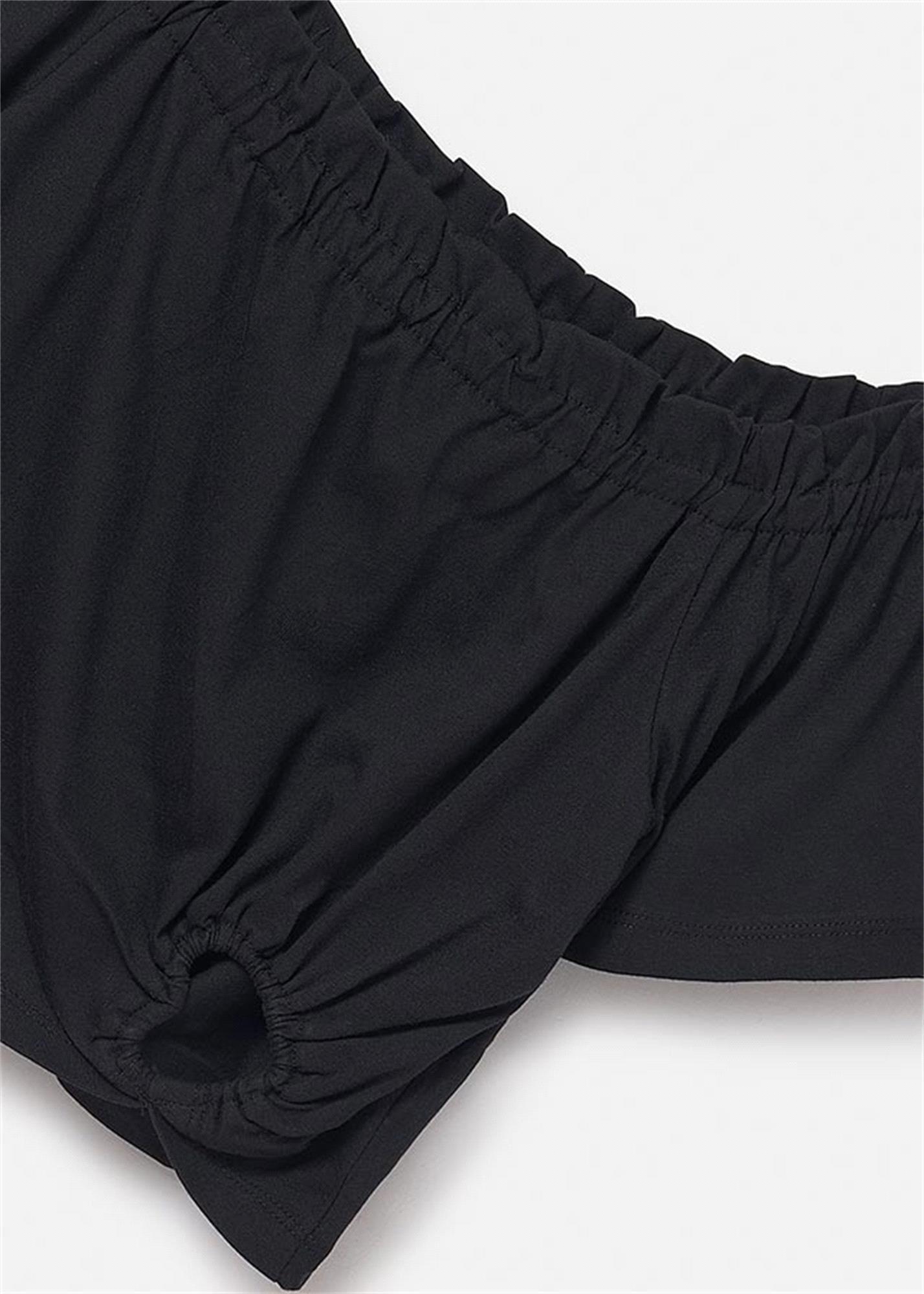 Mayoral Kız Çocuk Tişört Siyah 6028