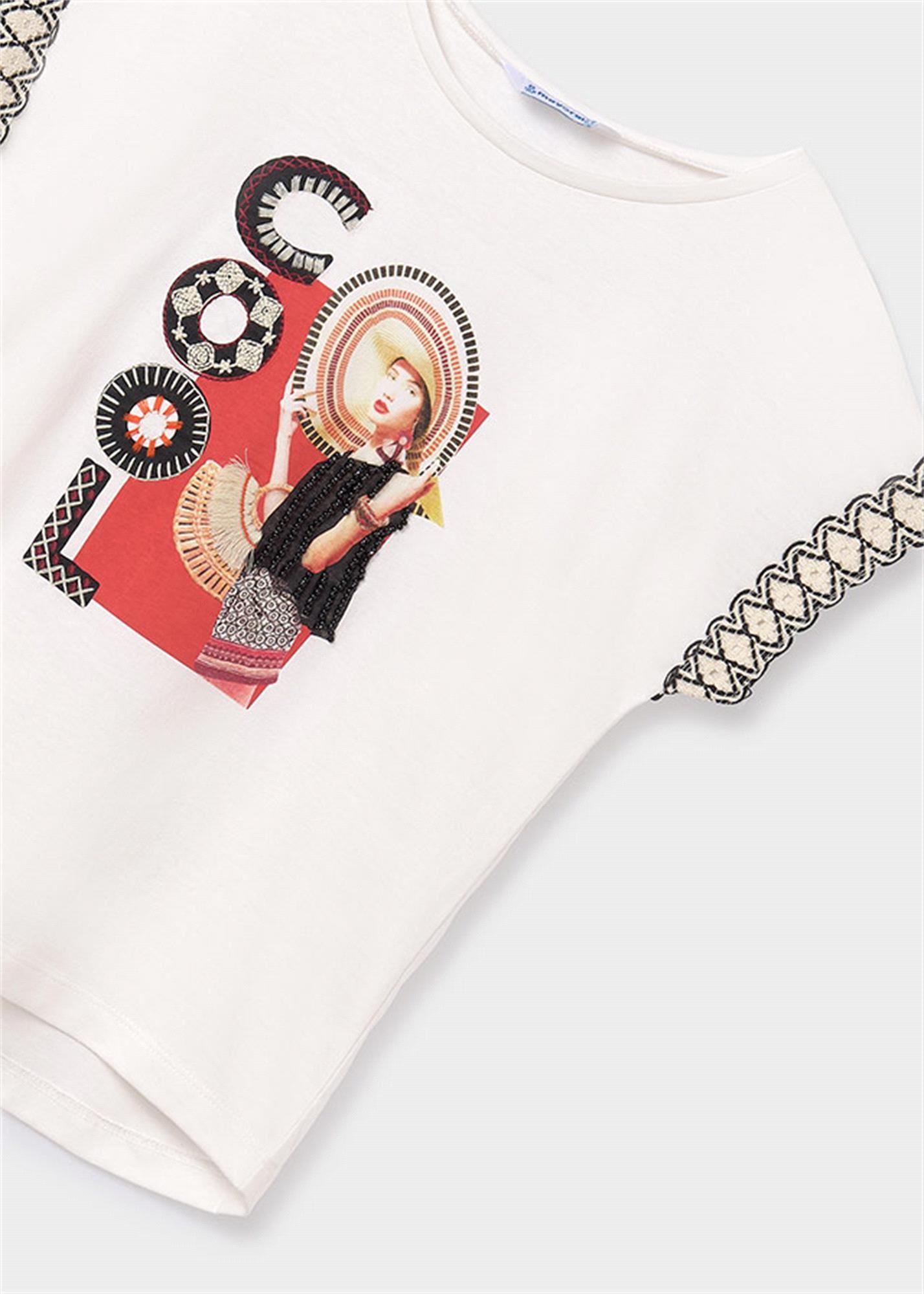 Mayoral Kız Çocuk Tişört Tayt Takım Siyah 6759