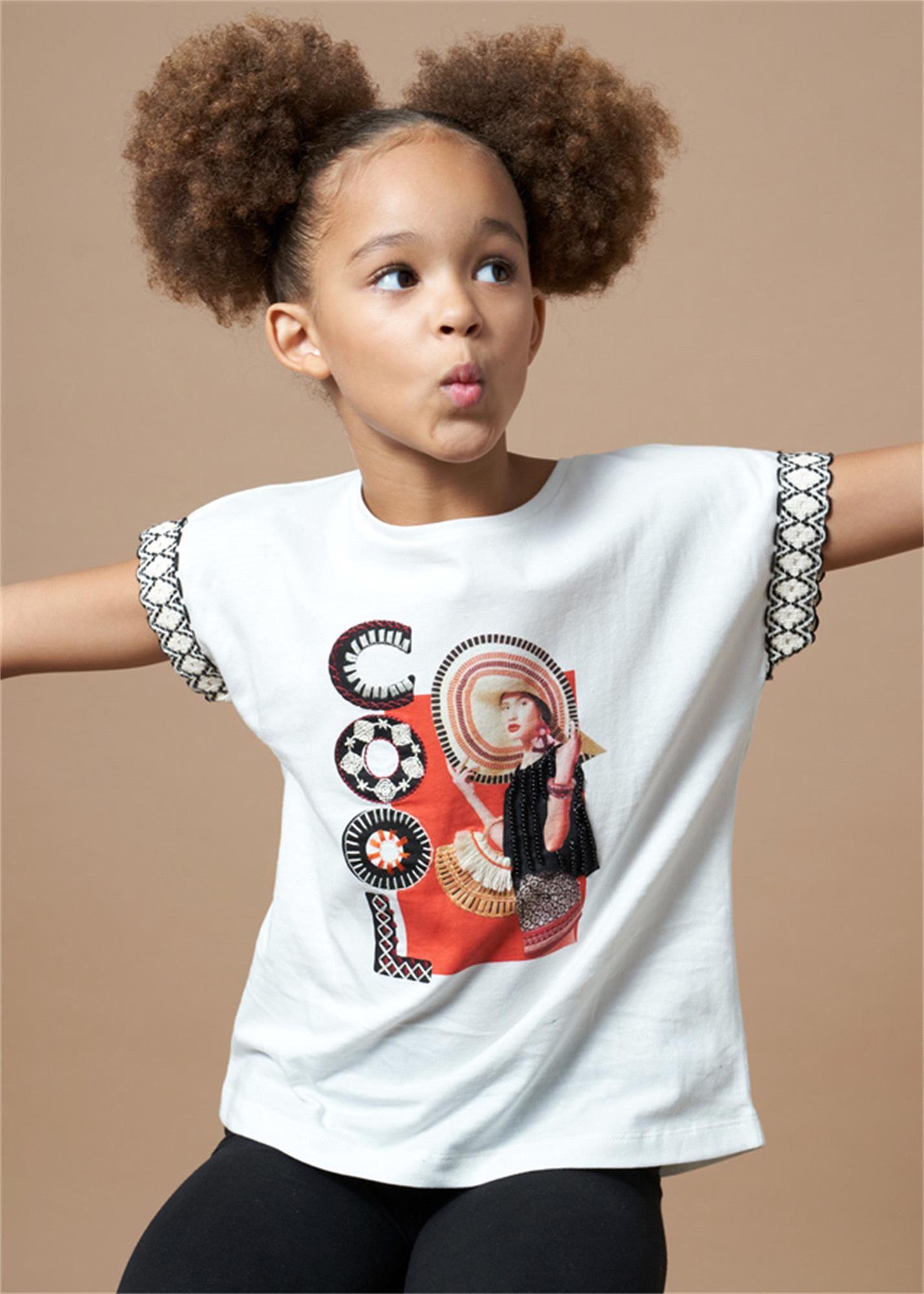 Mayoral Kız Çocuk Tişört Tayt Takım Siyah 6759