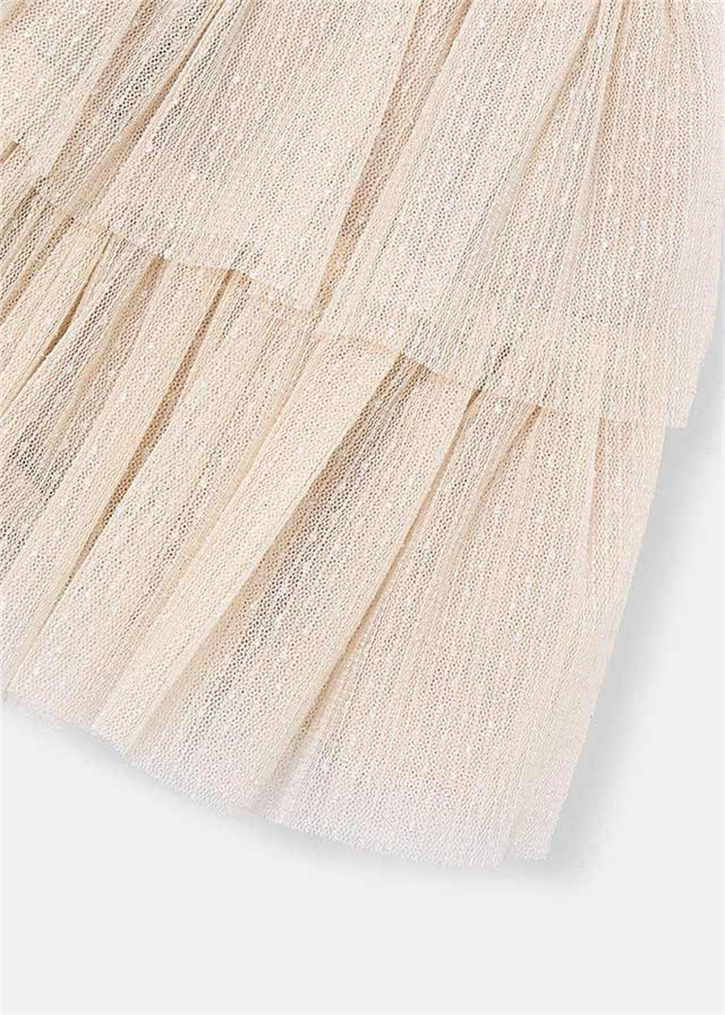 Mayoral Kız Çocuk Tül Etek Bej 4906