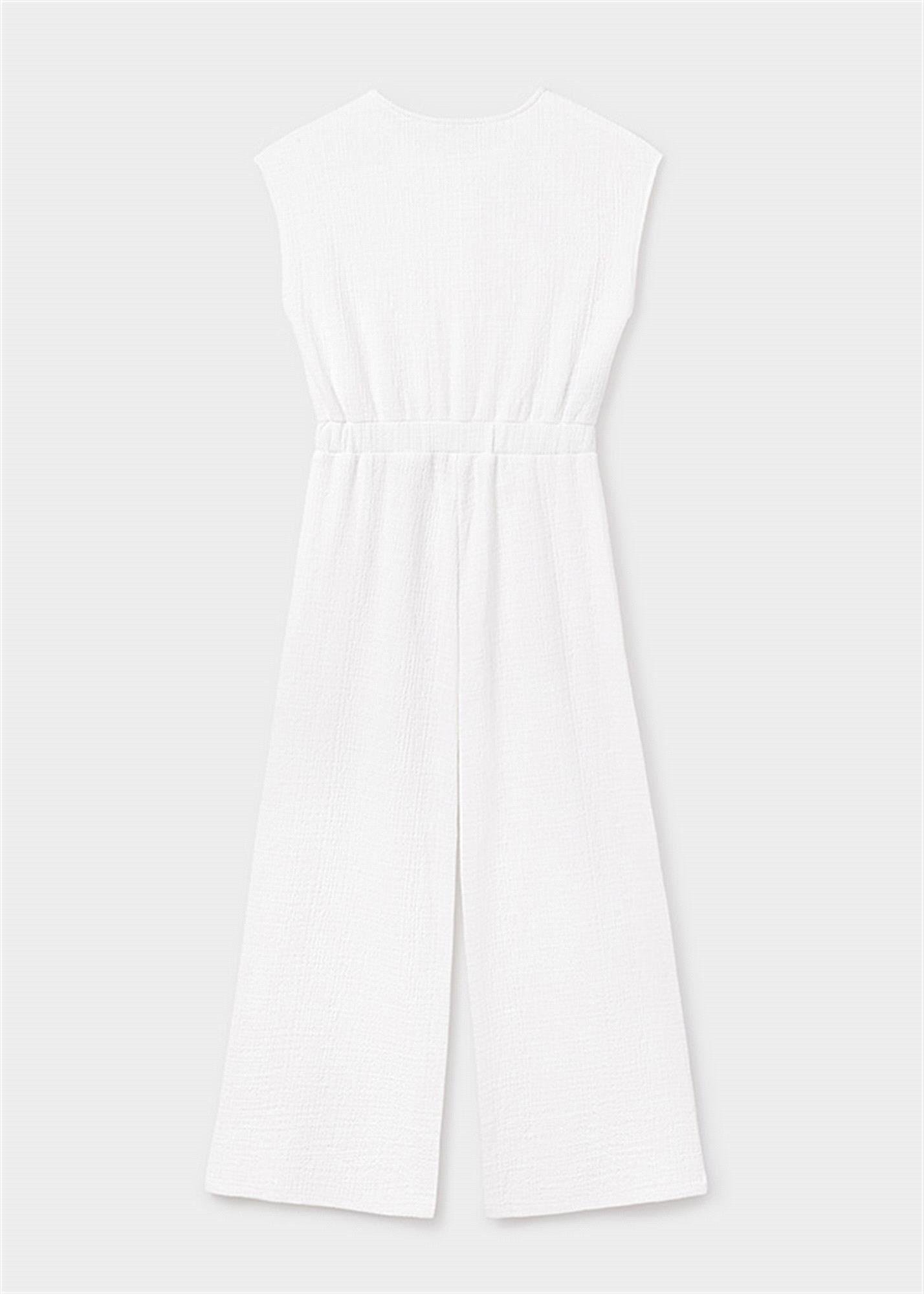 Mayoral Kız Çocuk Tulum Krem 6865