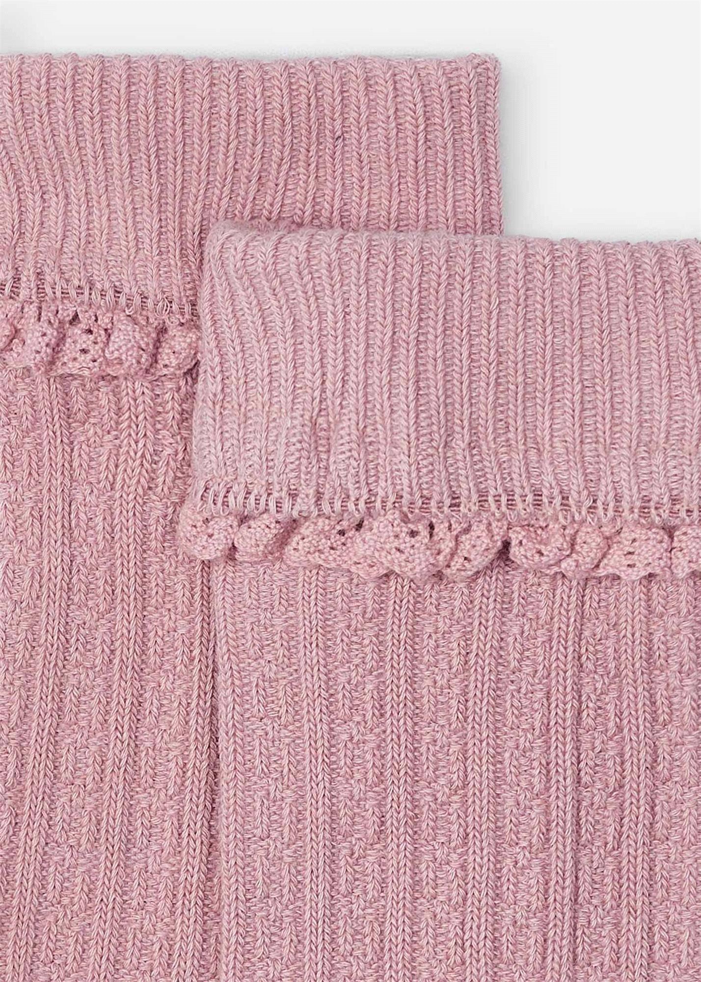 Mayoral Kız Çocuk Uzun Çorap Pembe 10807