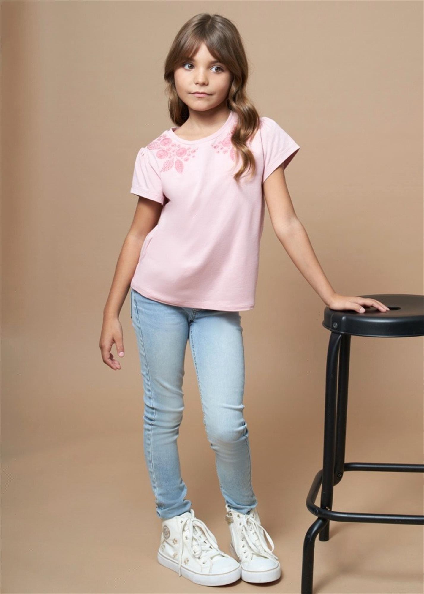 Mayoral Kzı Çocuk Jegging Pantolon Açık Mavi 554